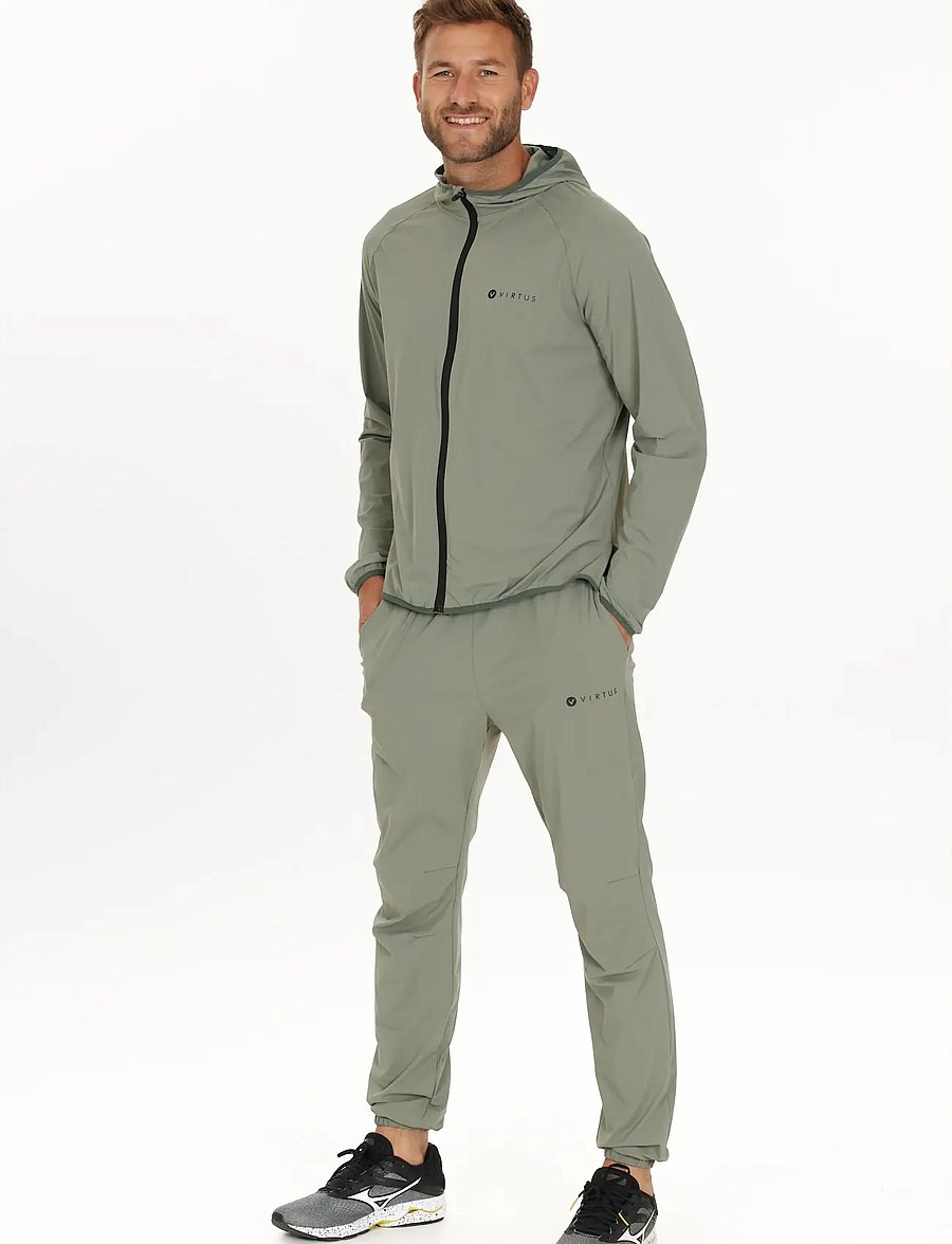 Virtus - Smith M Hyperstretch Pants - träningsbyxor - smoked sage - 0