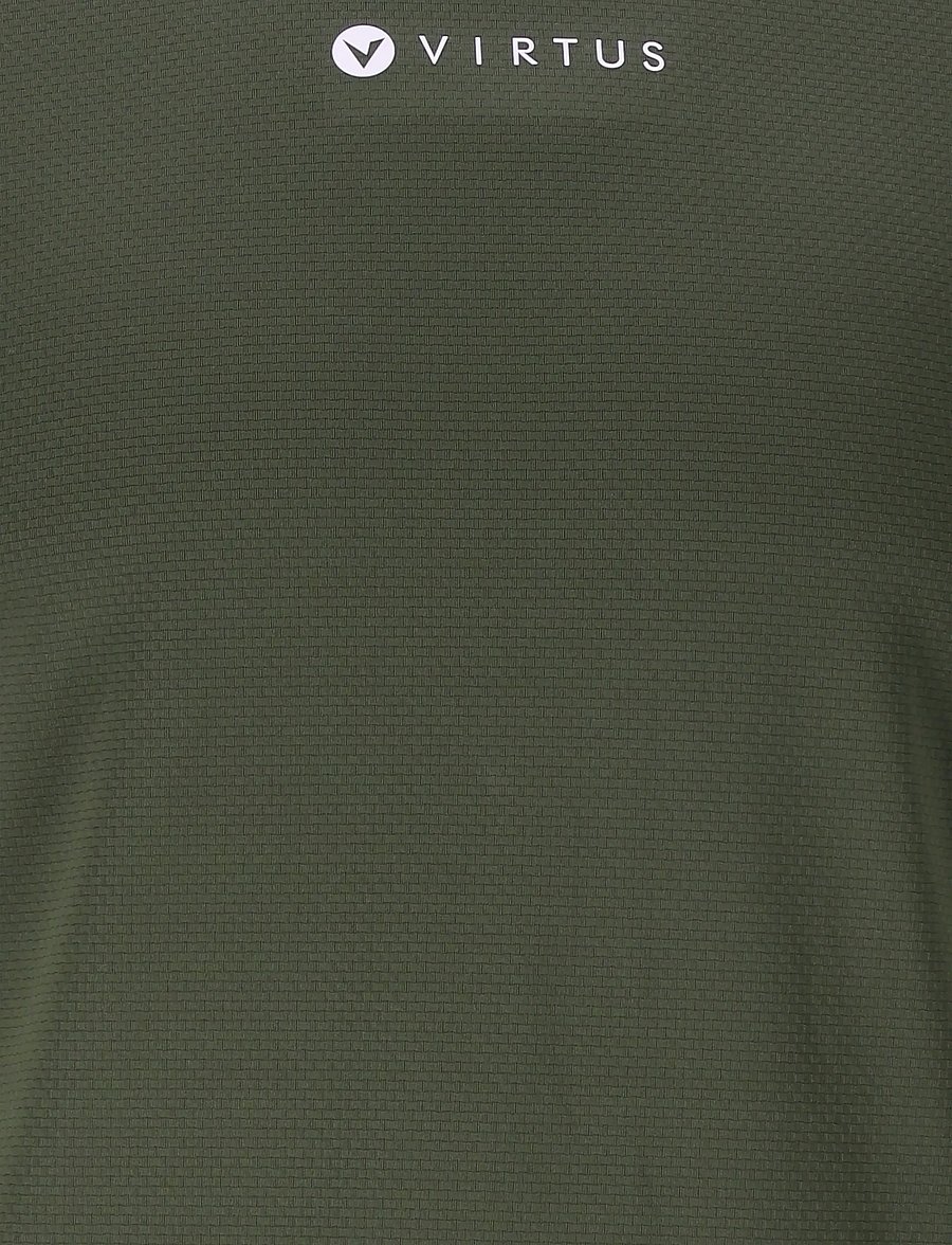 Virtus - Roger V2 M Hyperstretch L/S Tee - t-krekli - kambaba - 0