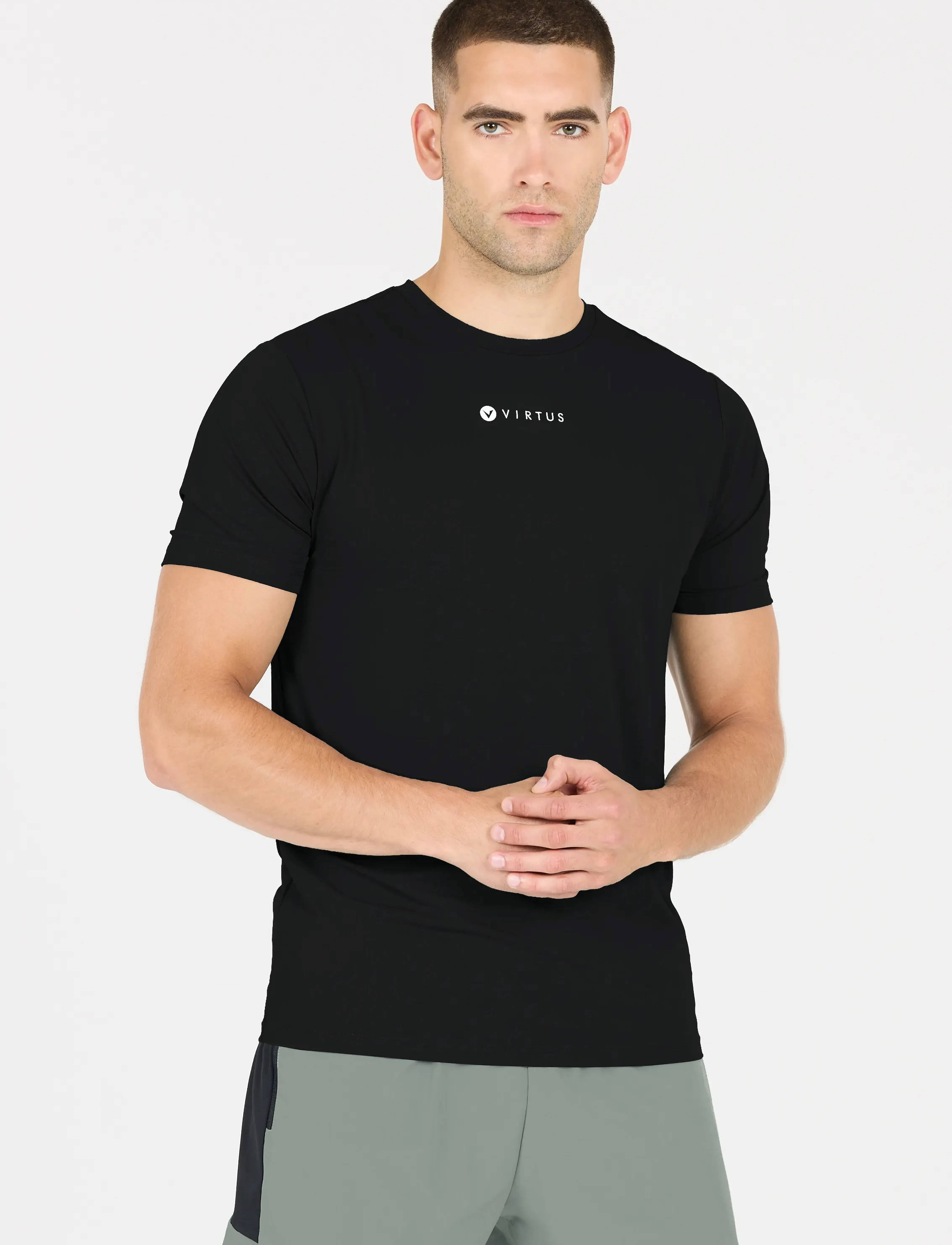 Virtus - Roger V2 M Hyperstretch S/S Tee - madalaimad hinnad - black - 4