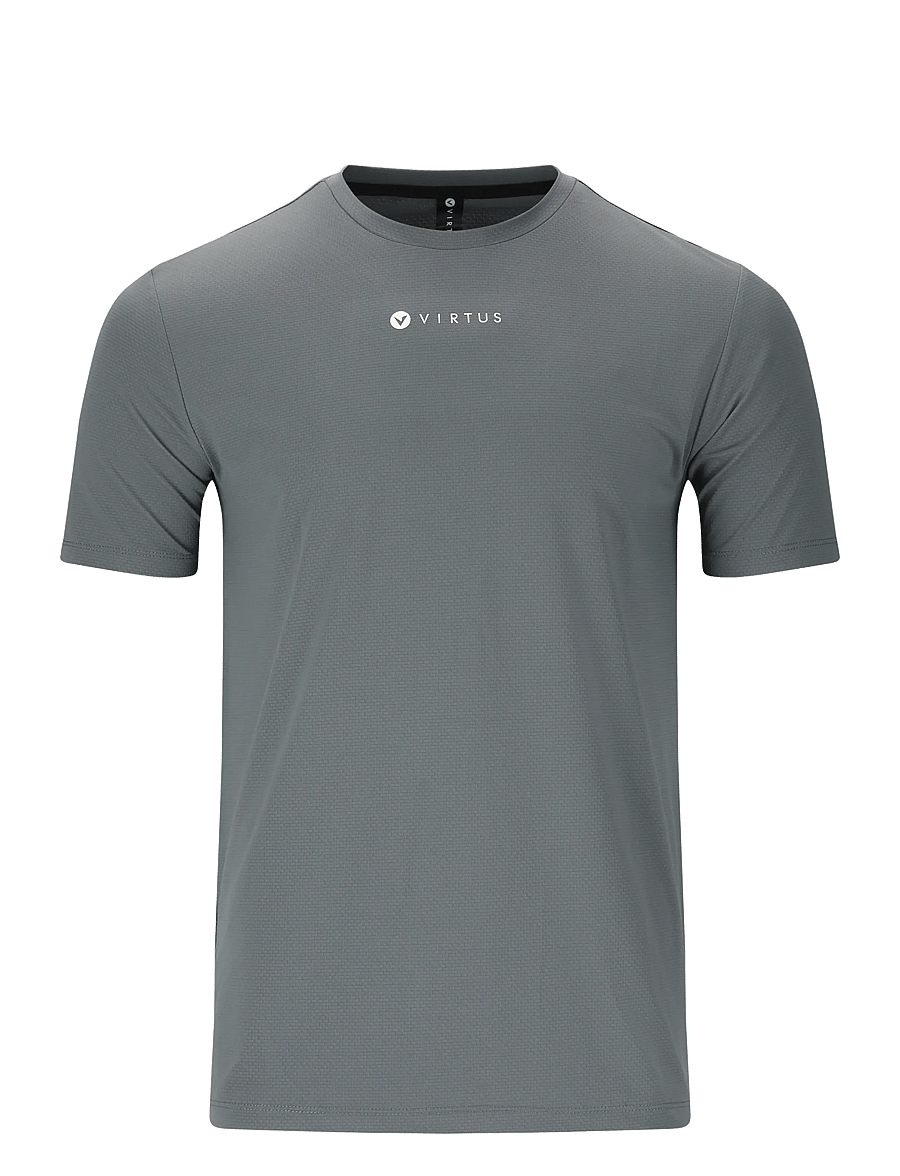 Virtus - Roger V2 M Hyperstretch S/S Tee - t-paidat - stormy weather - 1