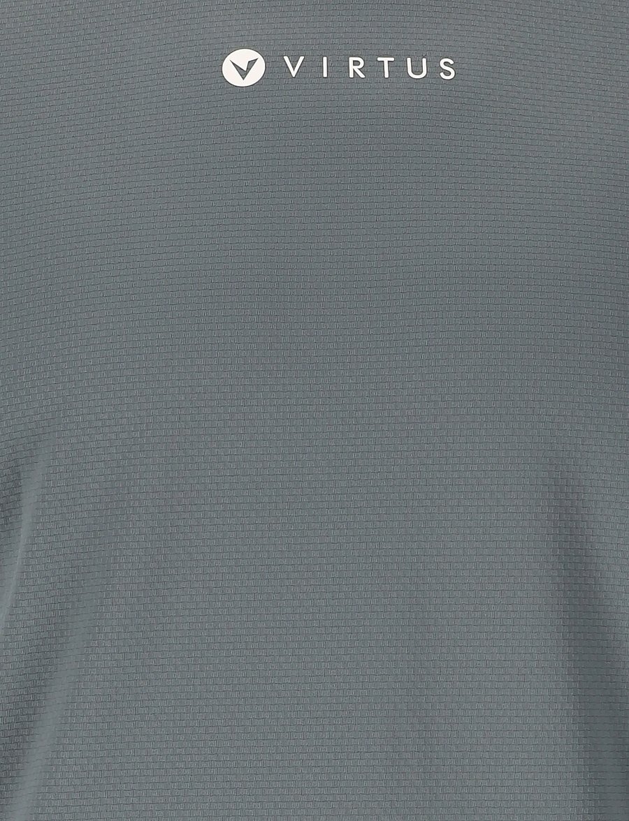 Virtus - Roger V2 M Hyperstretch S/S Tee - t-paidat - stormy weather - 0