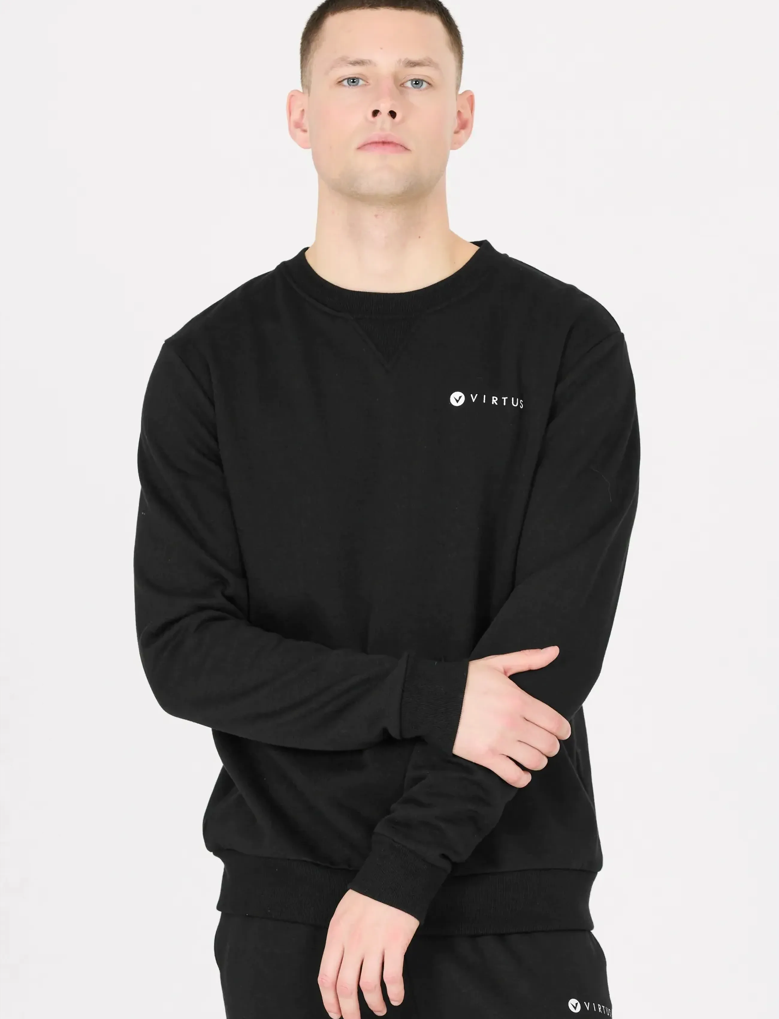 Virtus - Marten M Crew Neck - die niedrigsten preise - black - 4