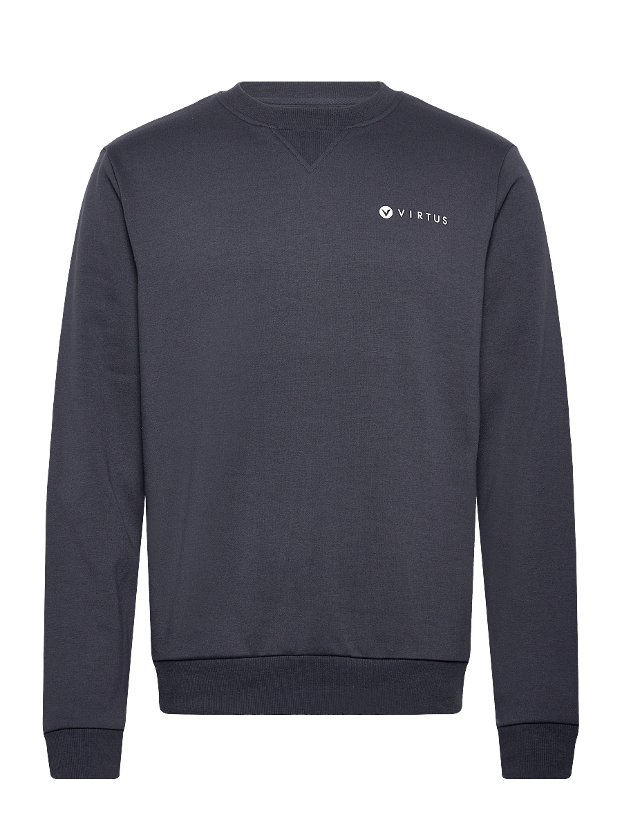 Virtus - Marten M Crew Neck - Överdelar - blue nights - 1