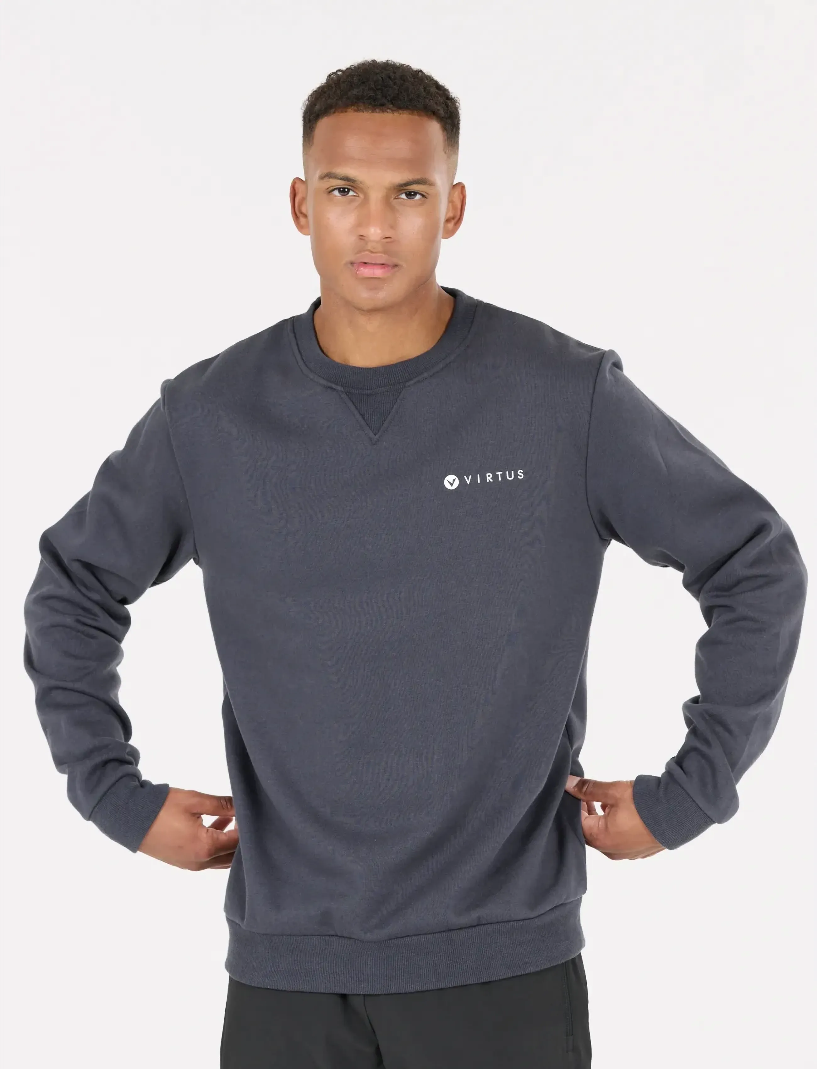 Virtus - Marten M Crew Neck - die niedrigsten preise - blue nights - 4
