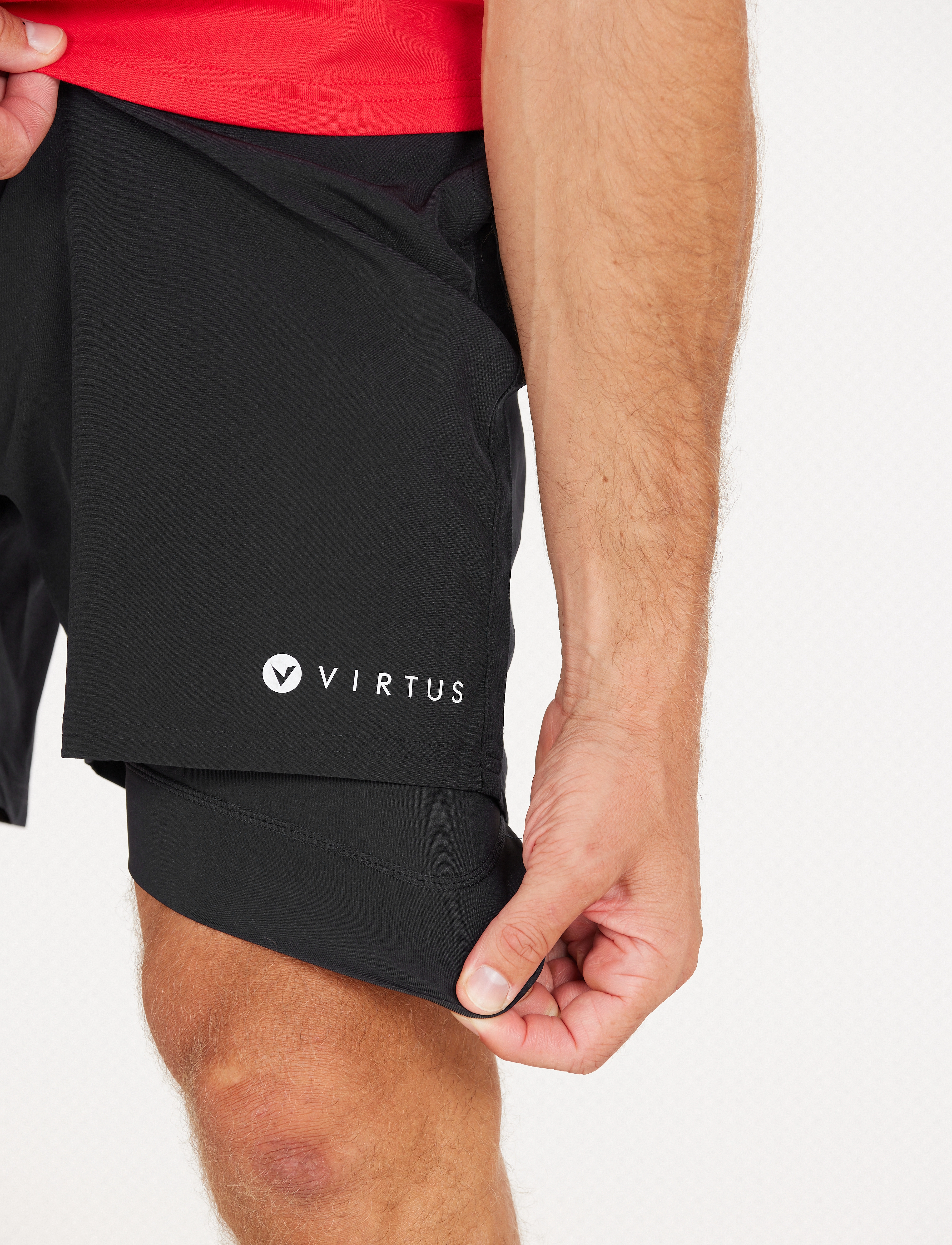 Virtus - Zayne M 2-in-1 Shorts - black - 3