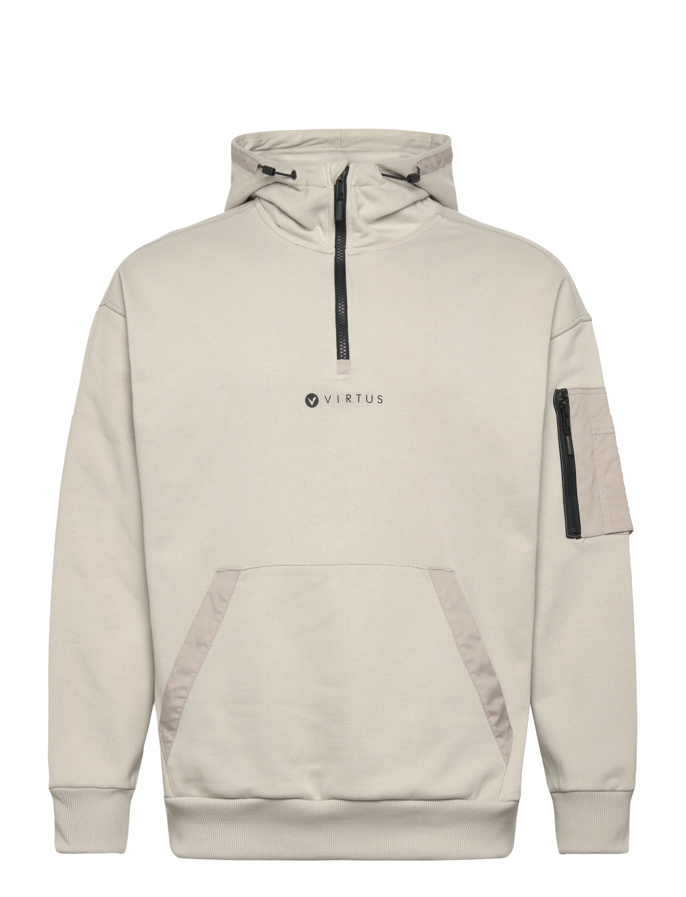 VIRTUS Willard M Technical Hoody Cream - S - Herren