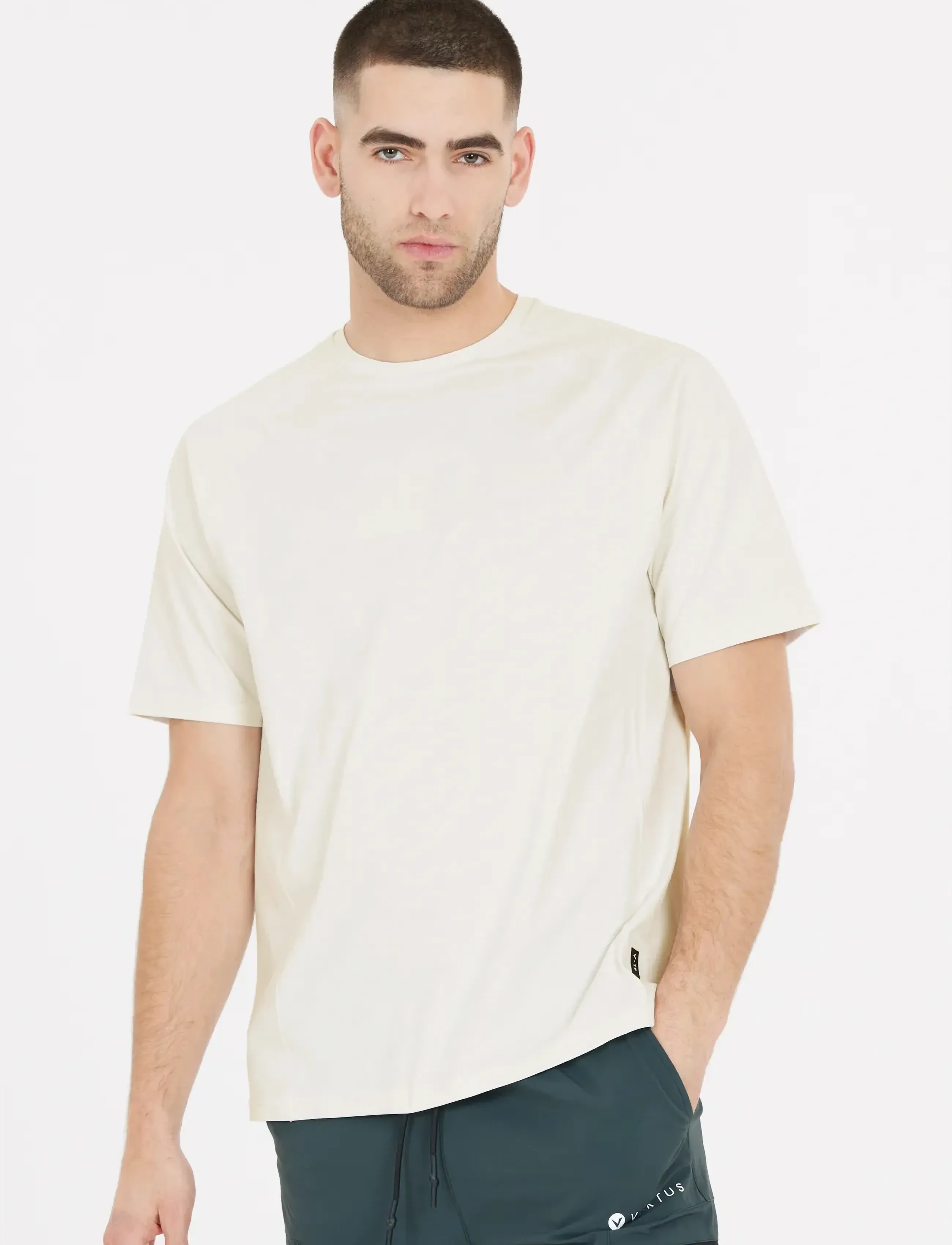 Virtus - Kaleb M Logo S/S Tee - lowest prices - vaporous gray - 4