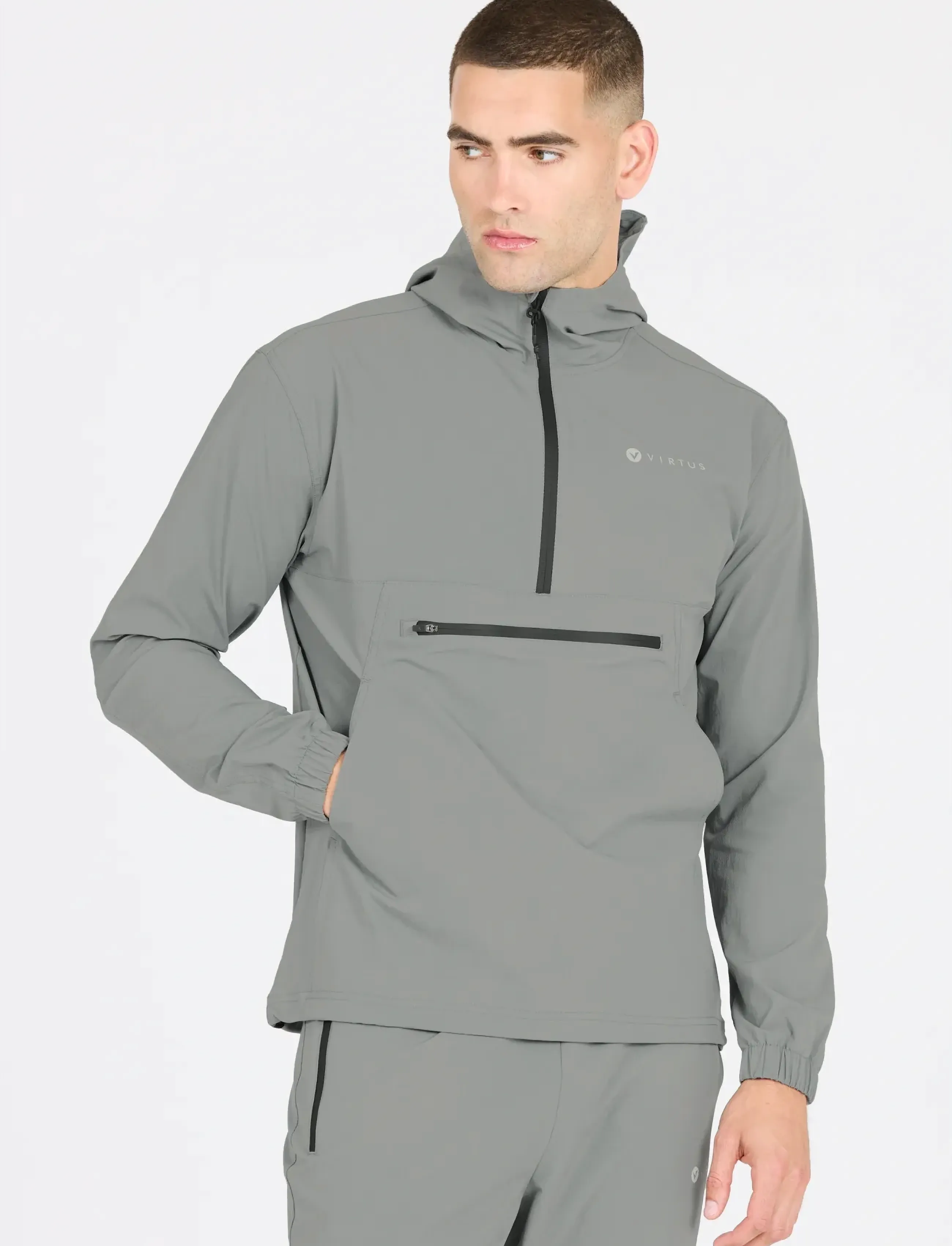 Virtus - Jayson M Performance Anorak - anoraks - sedona sage - 4