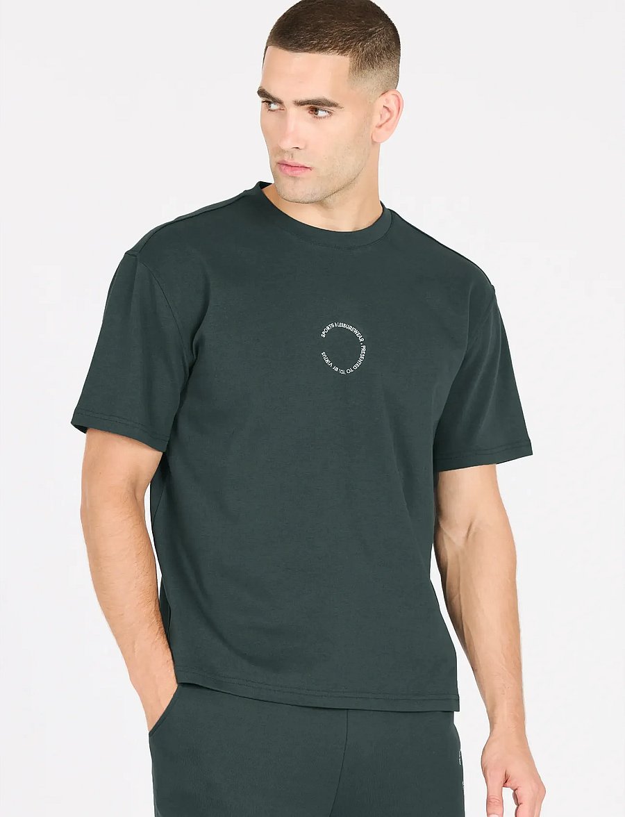 Virtus - Harwick M S/S Tee - t-shirts - dusty forest - 4