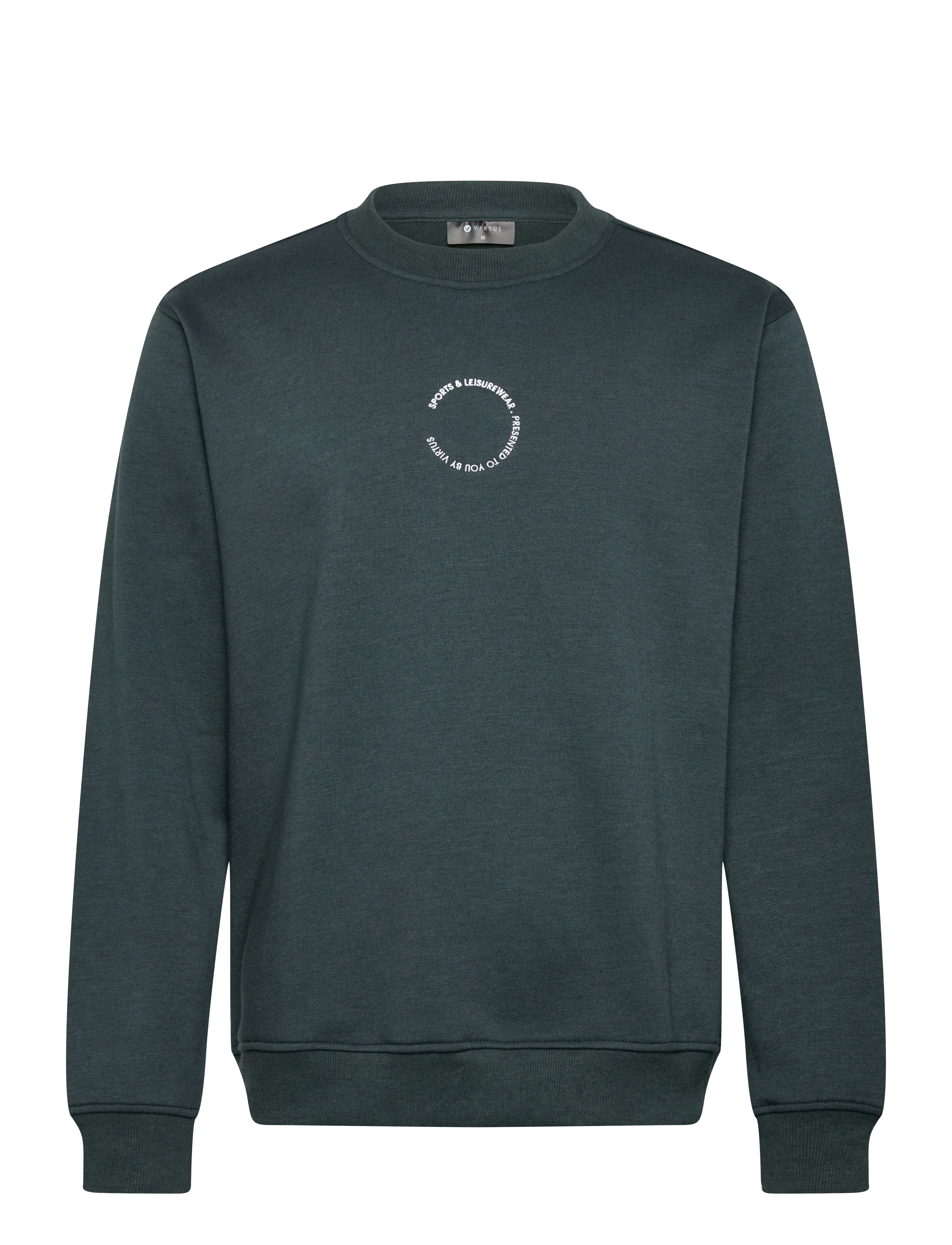 Virtus Harwick M Crew Neck - Virtus - DUSTY FOREST / grey