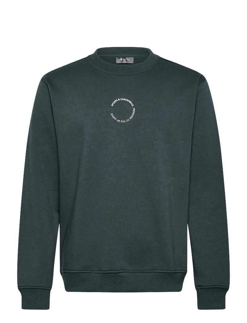 Virtus - Harwick M Crew Neck - oberteile - dusty forest - 0