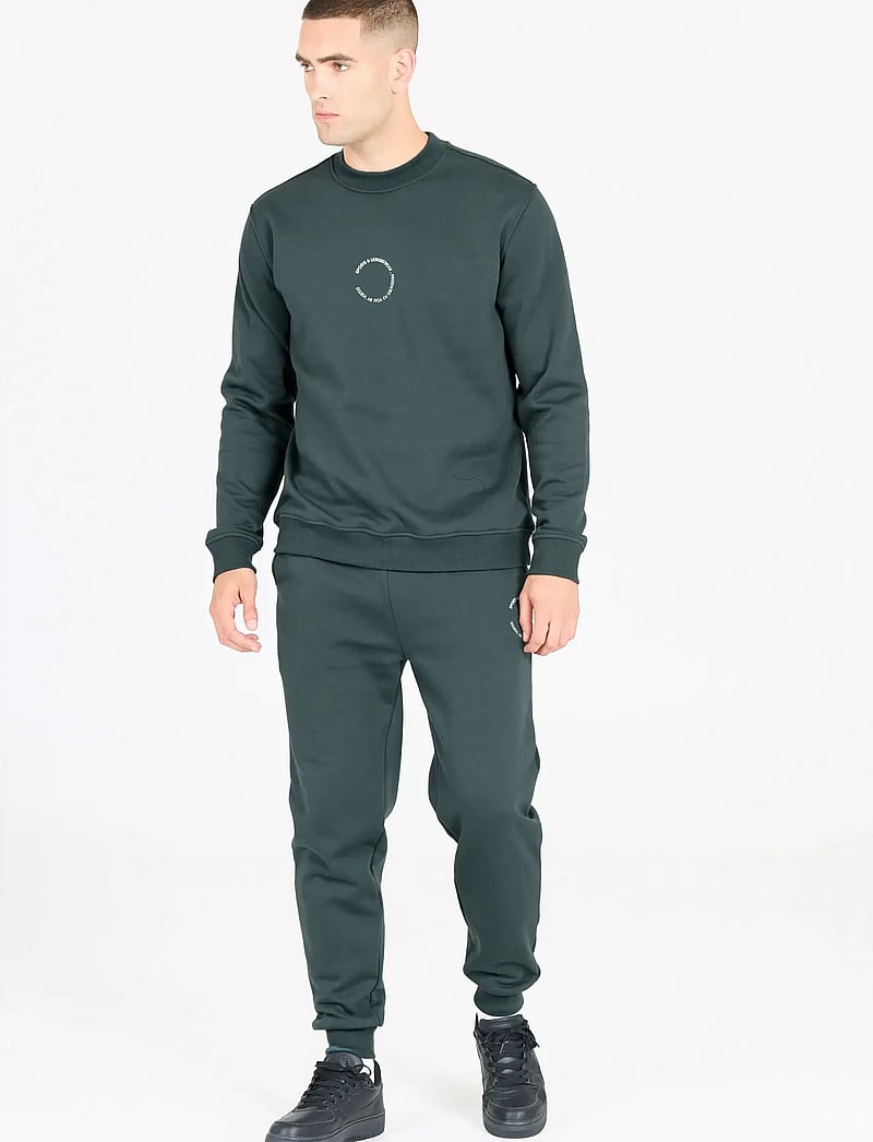Virtus - Harwick M Crew Neck - oberteile - dusty forest - 0