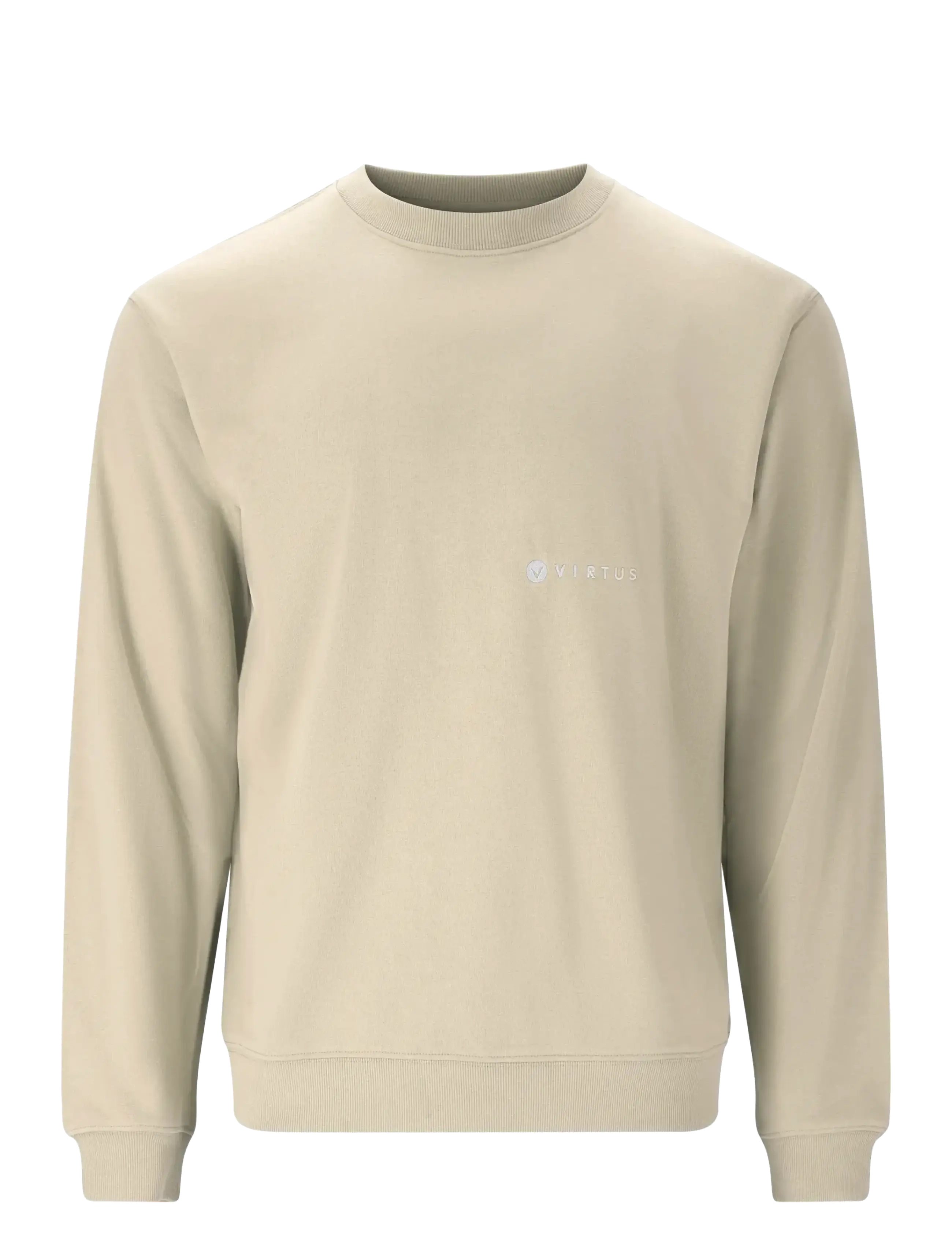 VIRTUS Kayden M Crew Neck Beige - L - Herren