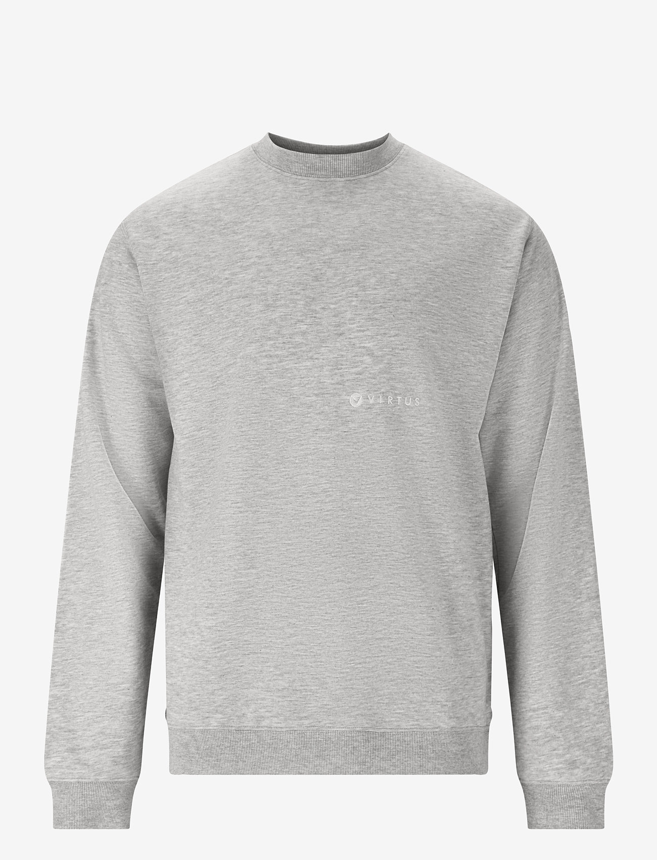 Virtus - Kayden M Crew Neck - män - light grey melange - 0