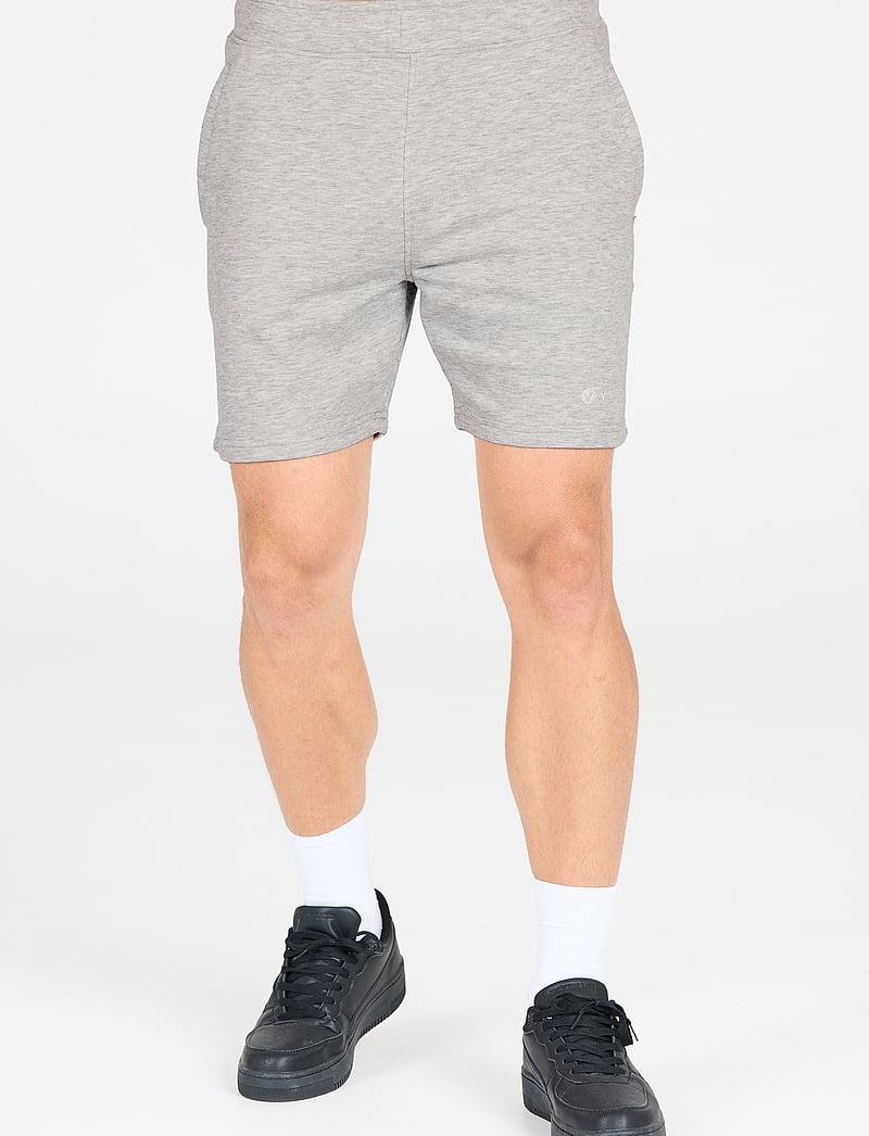 Virtus - Kayden M Sweat Shorts - püksid - light grey melange - 4