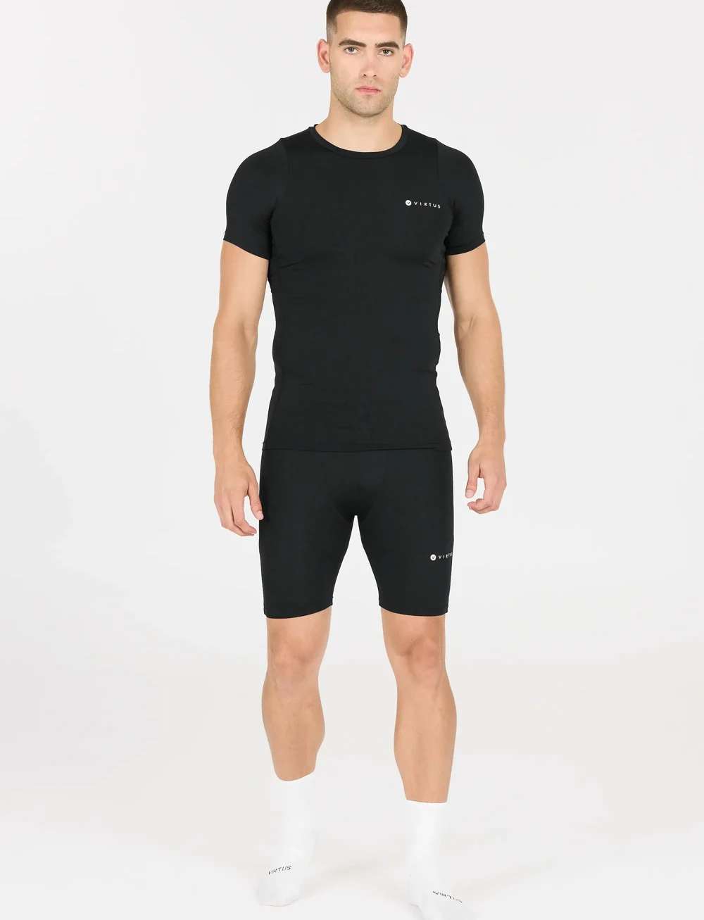 Virtus - Jasp M S/S Baselayer - underställströjor - black - 4
