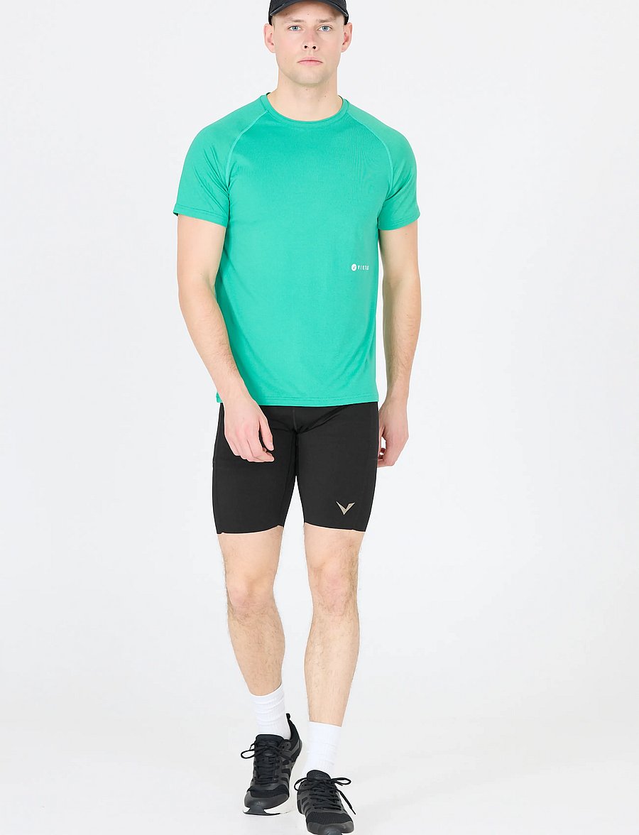 Virtus - Owens M Short Tights - träningstights - black - 0