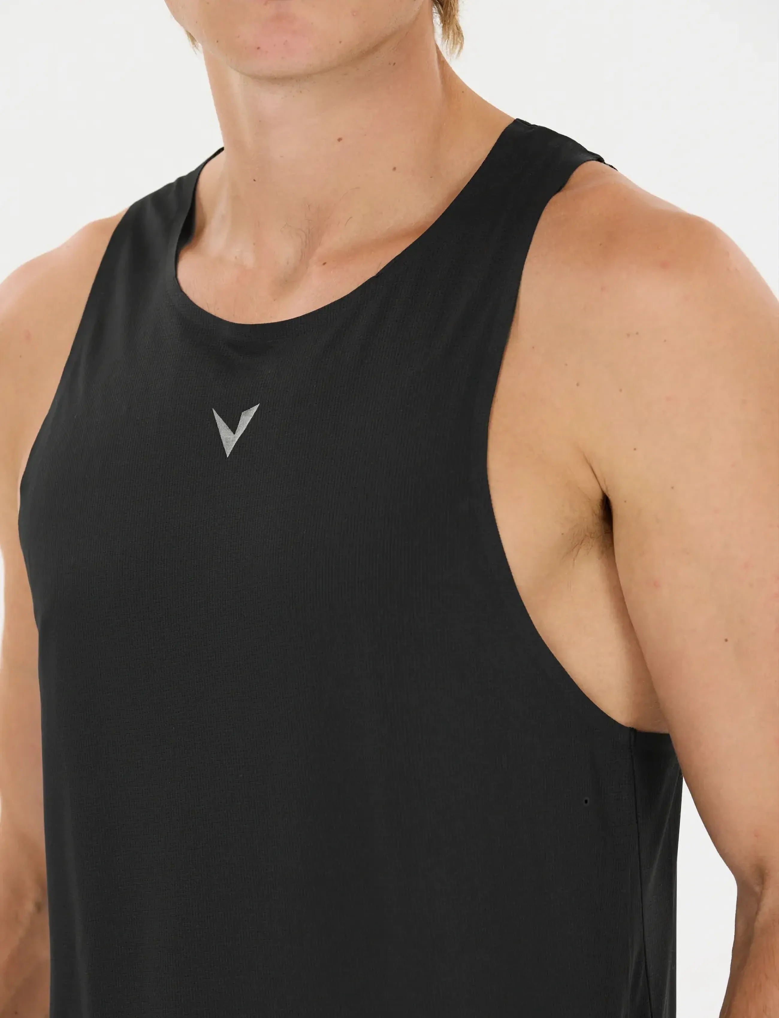 Virtus Ayaan M Sleeveless Tee, M, Black, Sport Overdele > Sport Tank Overdele, Herre