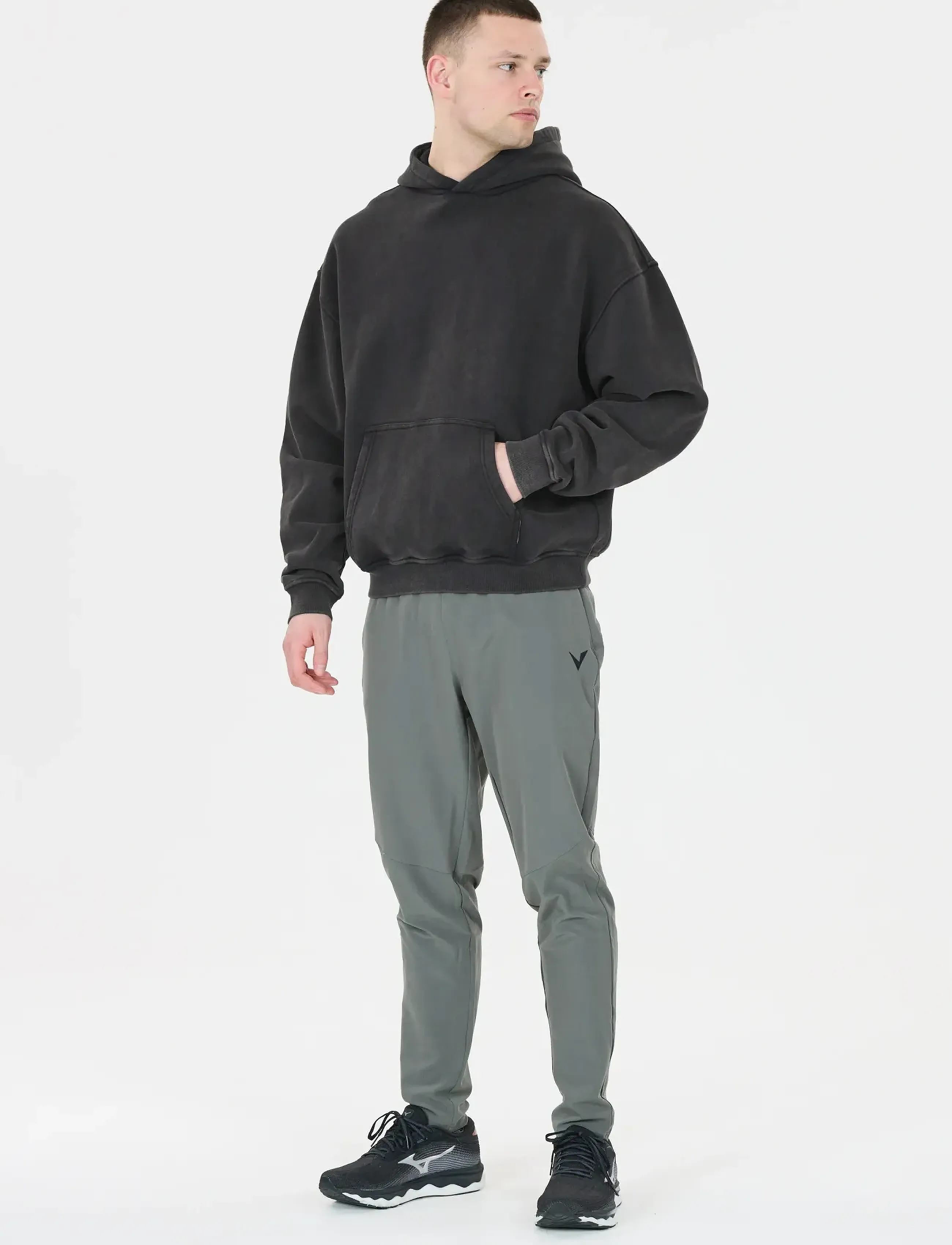 Virtus - Lloyd M Hoody - huvtröjor - black - 5