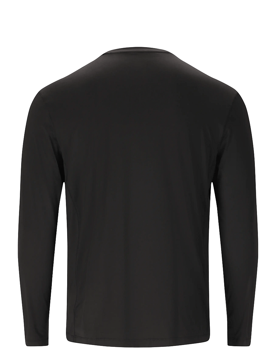 Virtus - Walton M LS Performance Tee - långärmade tröjor - black - 2