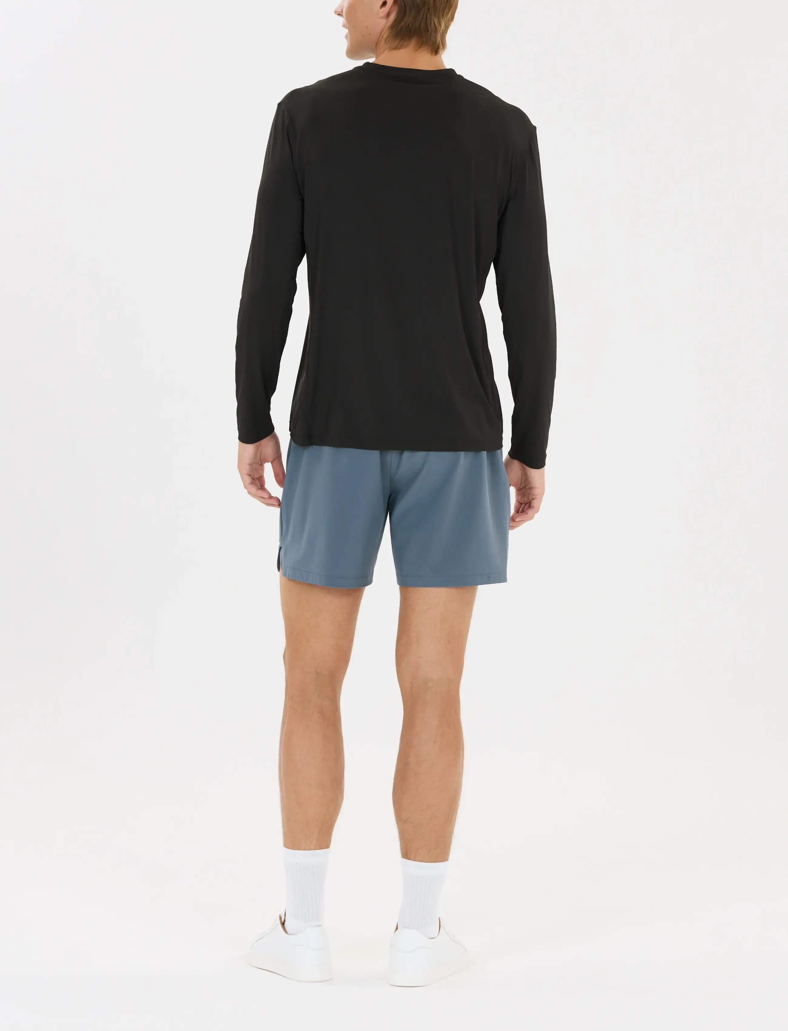 Virtus - Walton M LS Performance Tee - långärmade tröjor - black - 3