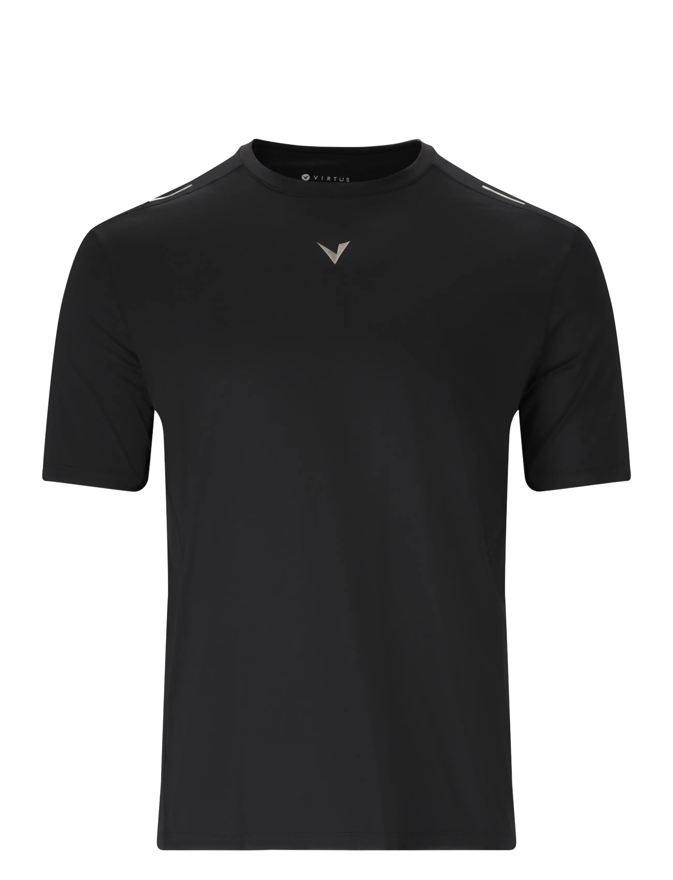 Virtus Walton M SS Performance Tee - T-Shirts - BLACK / black