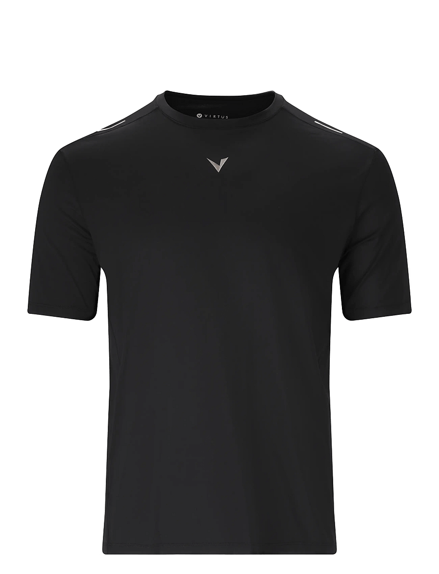 Virtus - Walton M SS Performance Tee - t-shirts - black - 1