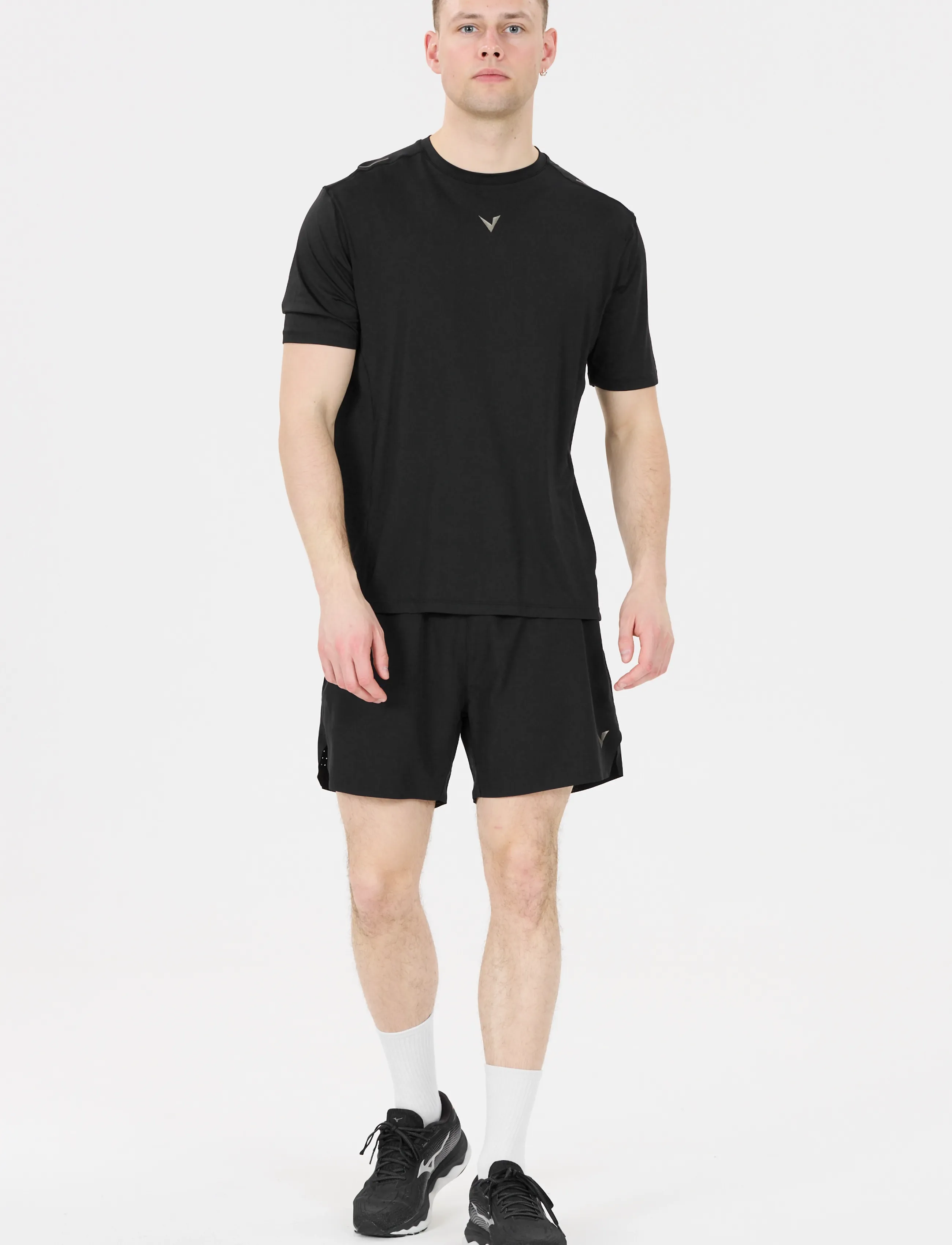 Virtus Walton M Ss Performance Tee, XXL, Black, Sport Overdele > Sport T-shirts, Herre