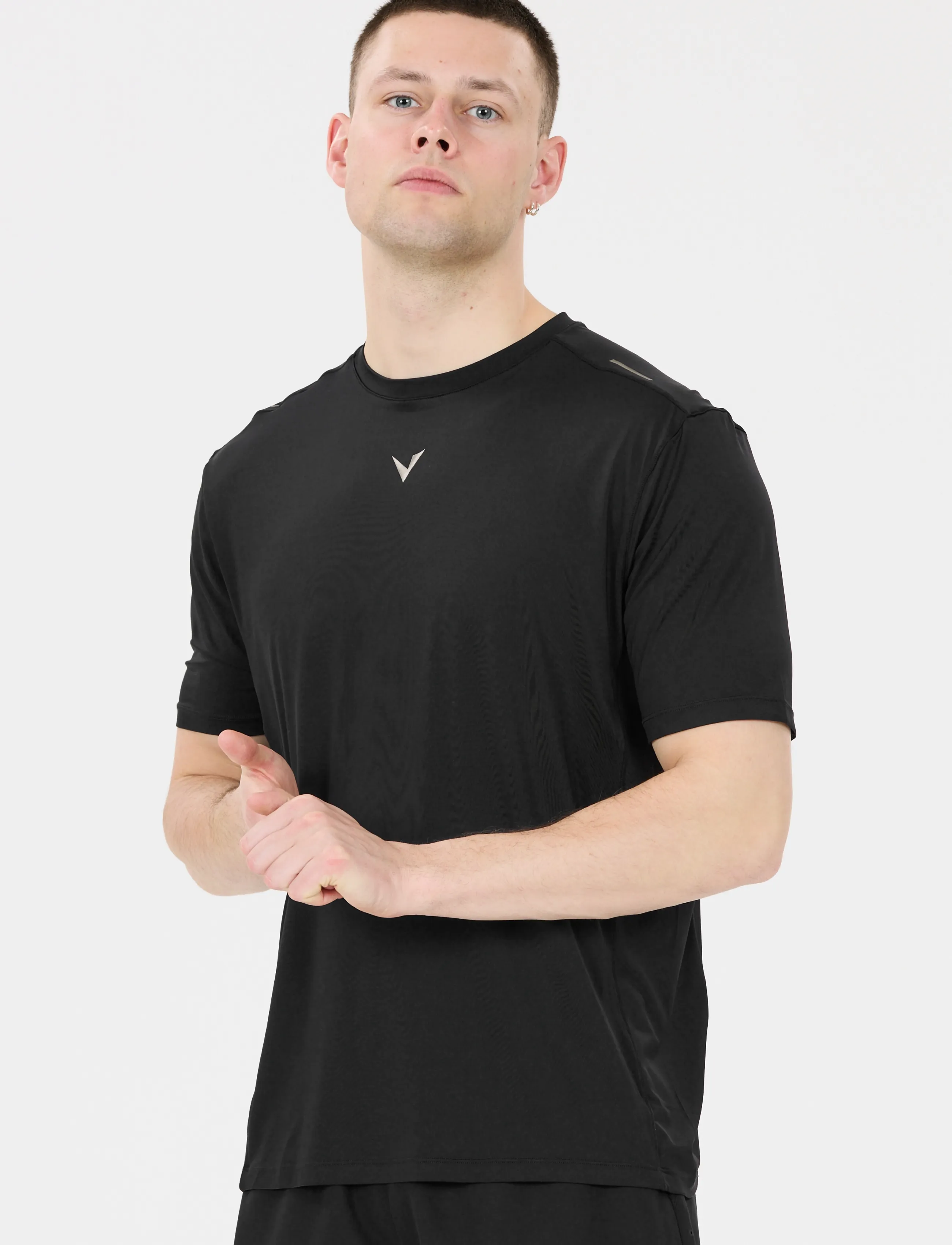 Virtus - Walton M SS Performance Tee - t-shirts - black - 4