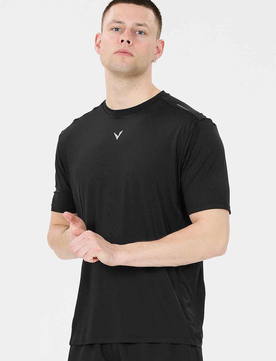 Virtus - Walton M SS Performance Tee - t-shirts - black - 4