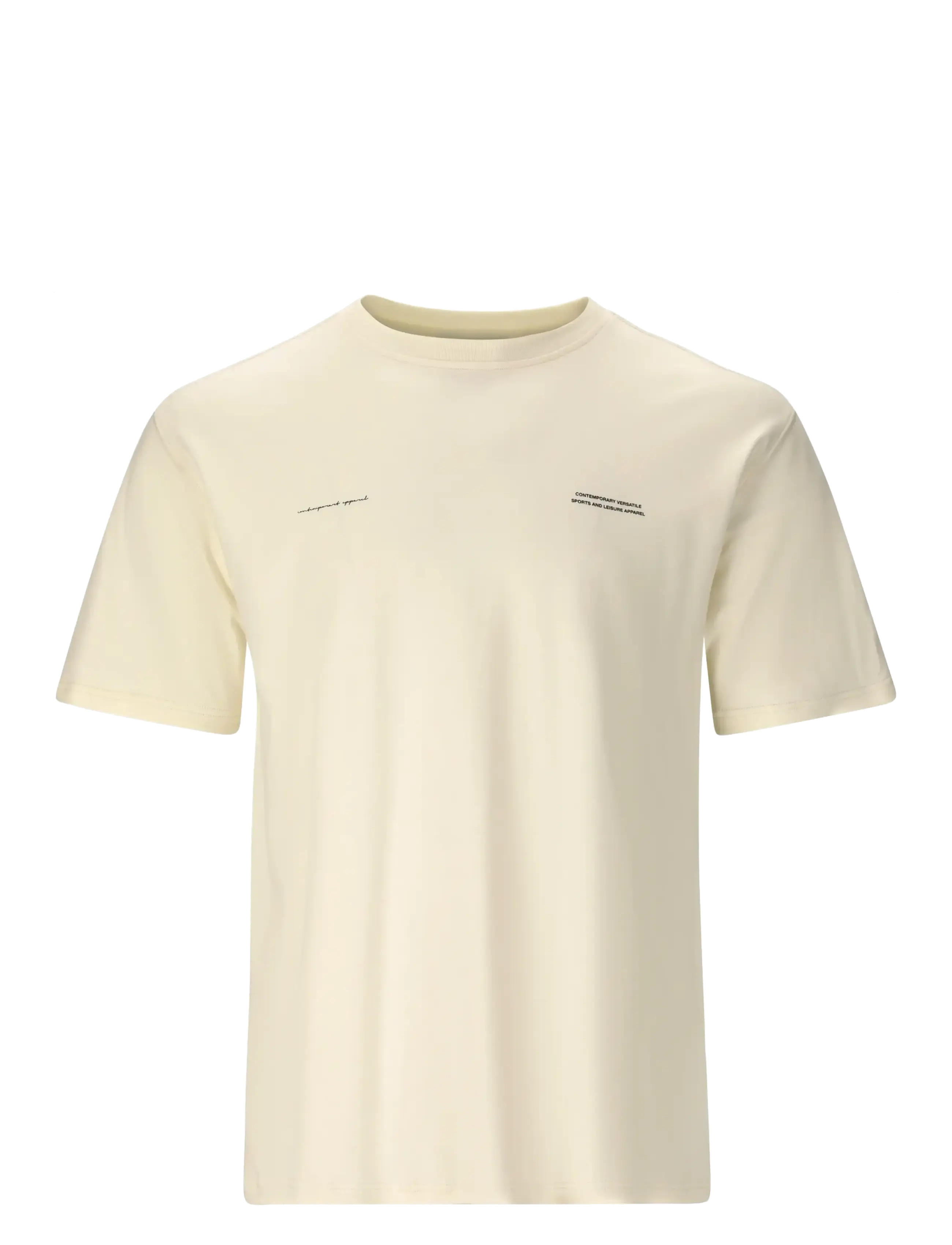Virtus Brody M Graphic Tee - T-särgid - EGRET / cream