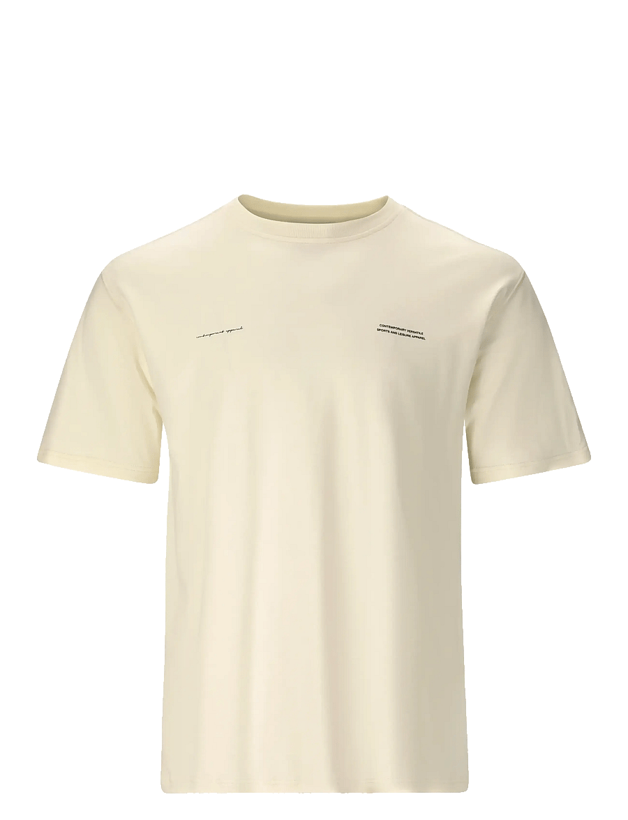 Virtus - Brody M Graphic Tee - t-shirts - egret - 1