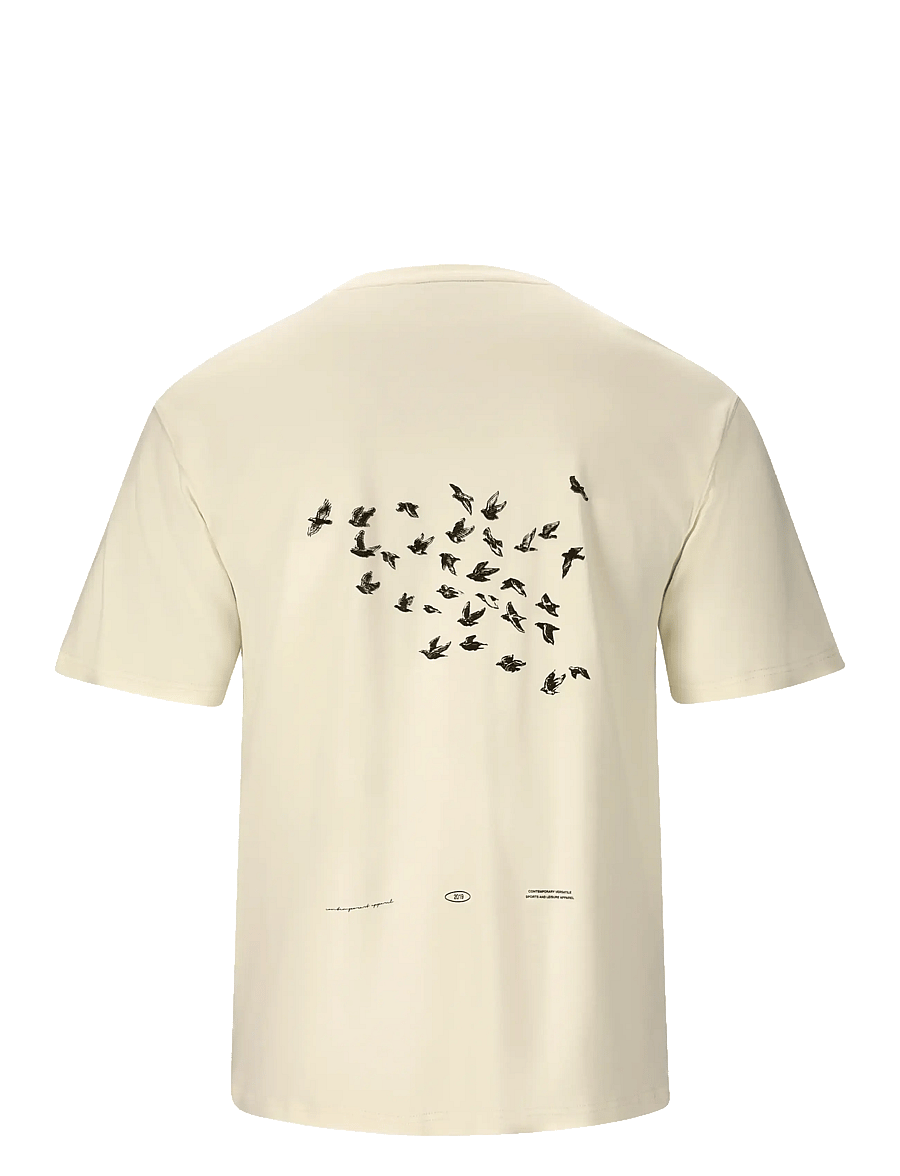 Virtus - Brody M Graphic Tee - t-shirts - egret - 2
