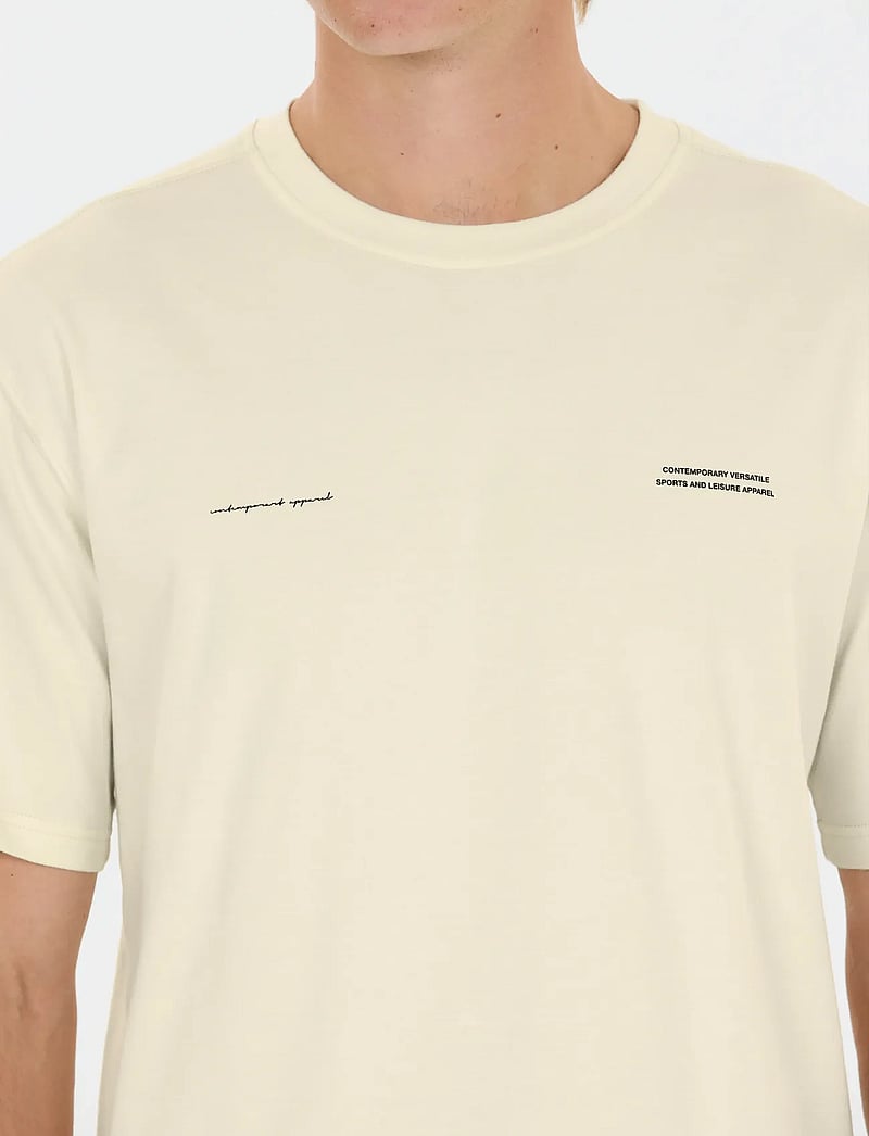 Virtus - Brody M Graphic Tee - tops & t-shirts - egret - 0