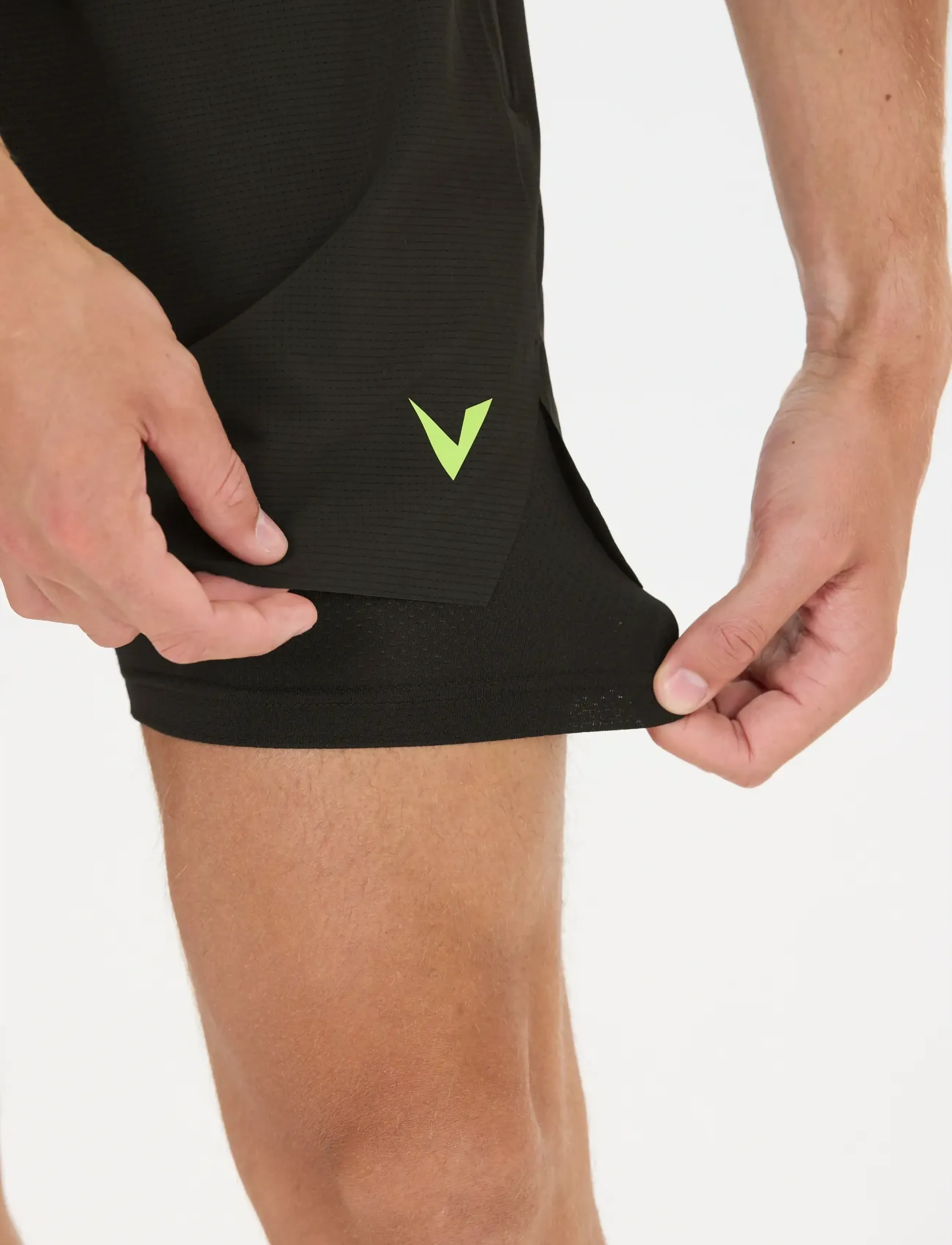 Virtus - Ado M 2-in-1 Ripstop Shorts - träningsshorts - black - 3