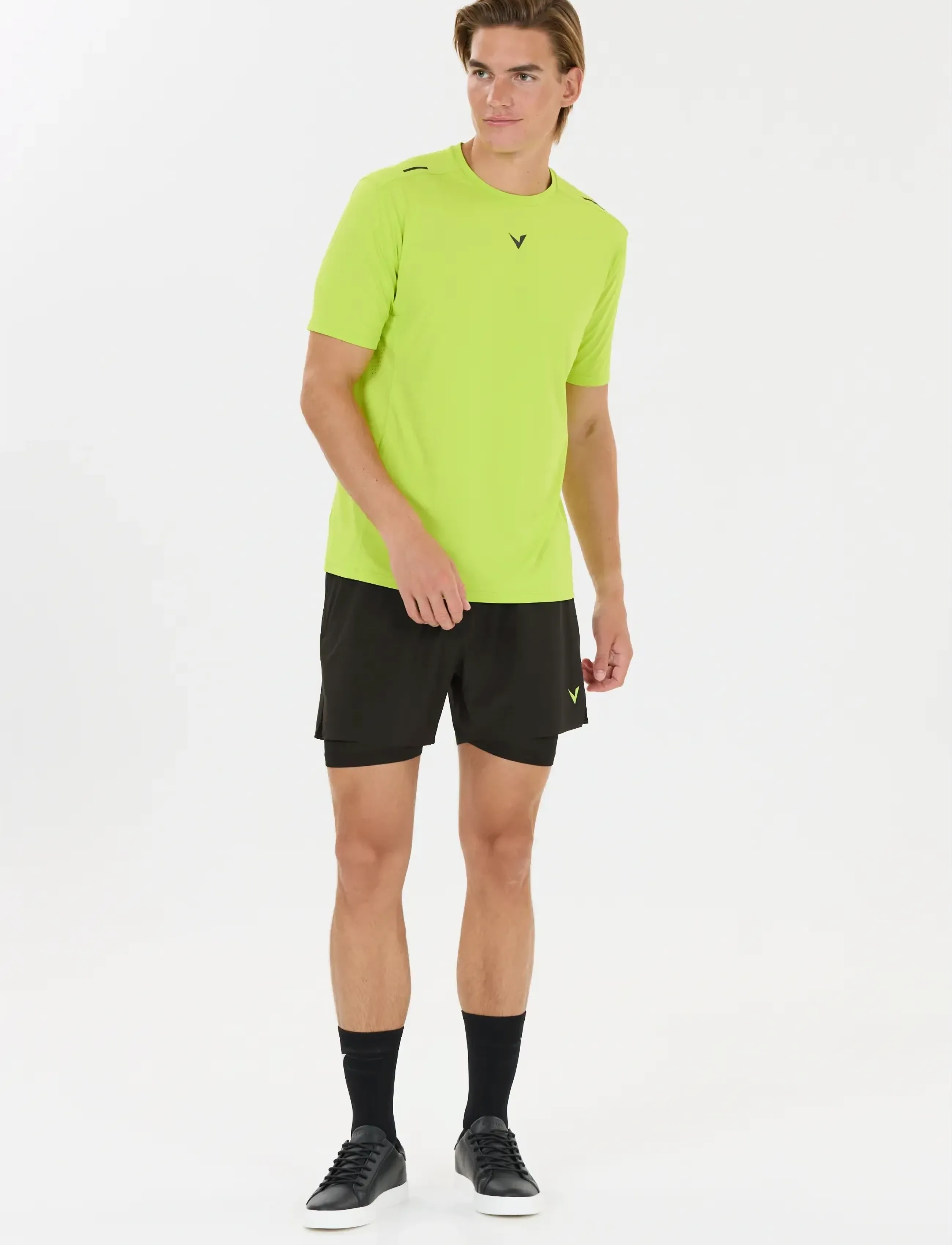 Virtus - Ado M 2-in-1 Ripstop Shorts - träningsshorts - black - 5