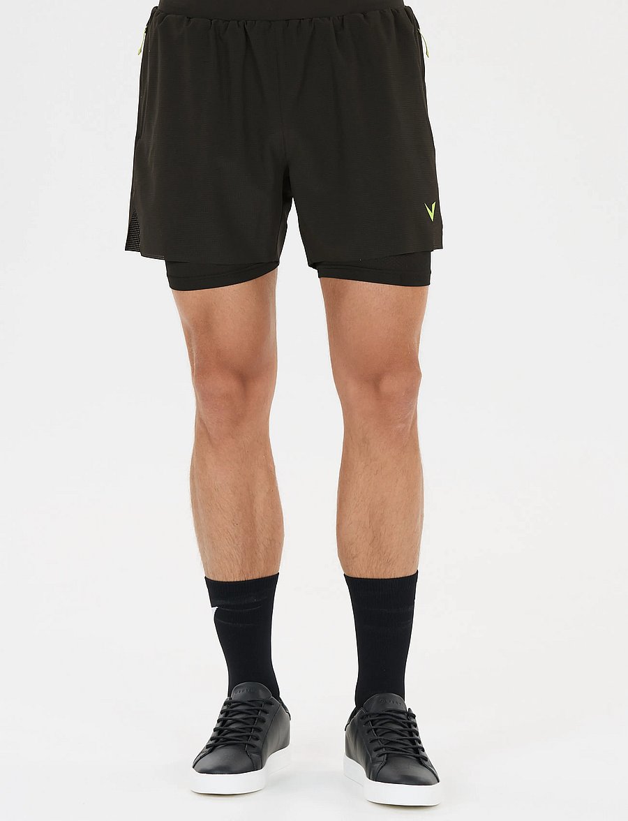 Virtus - Ado M 2-in-1 Ripstop Shorts - trainingsshorts - black - 4