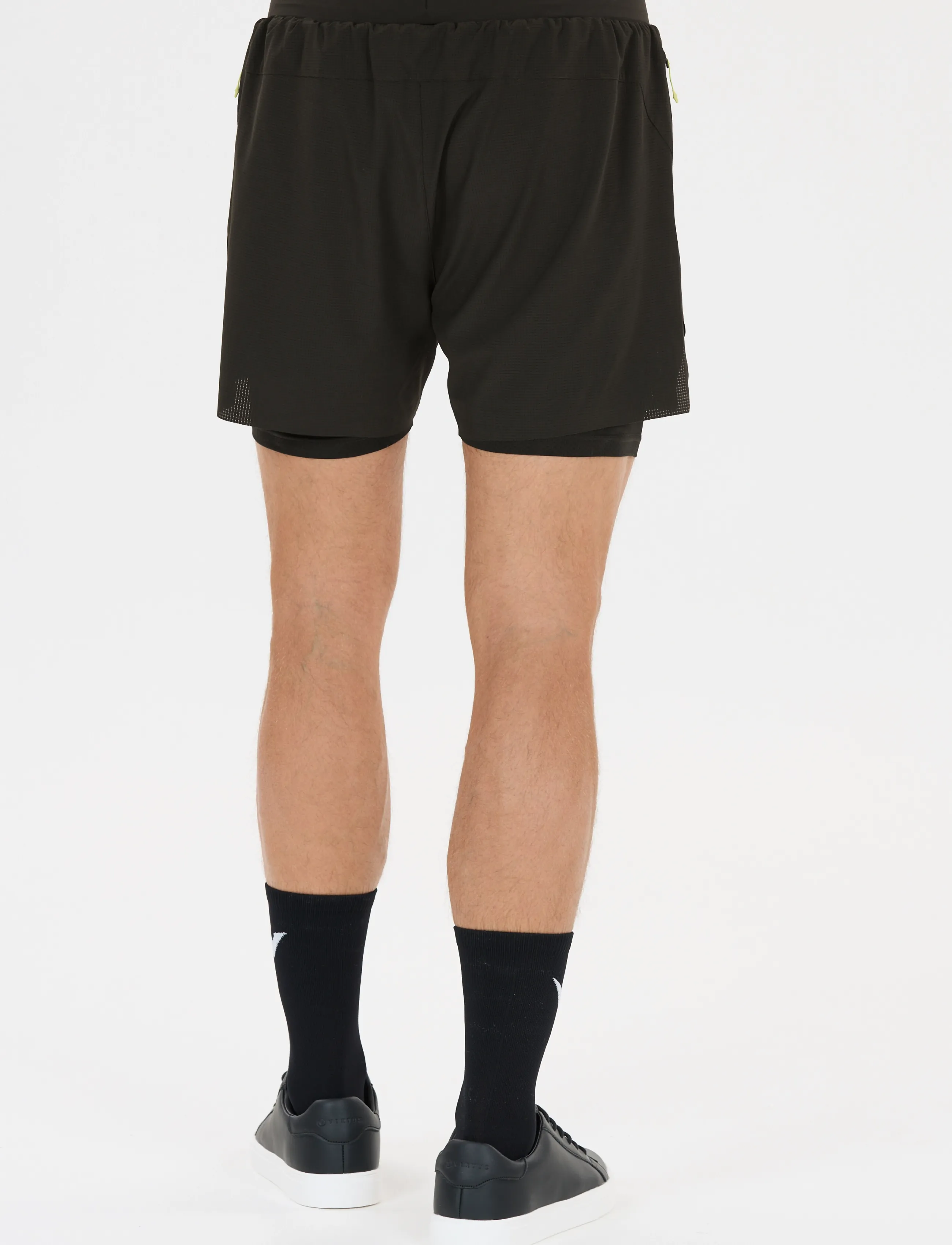 Virtus - Ado M 2-in-1 Ripstop Shorts - träningsshorts - black - 5