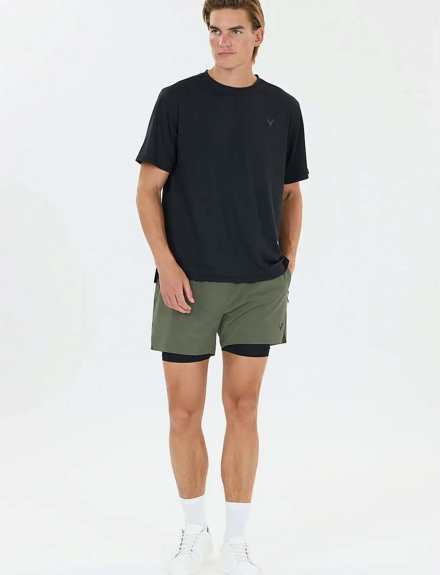 Virtus - Ado M 2-in-1 Ripstop Shorts - trainingsshorts - pine - 5