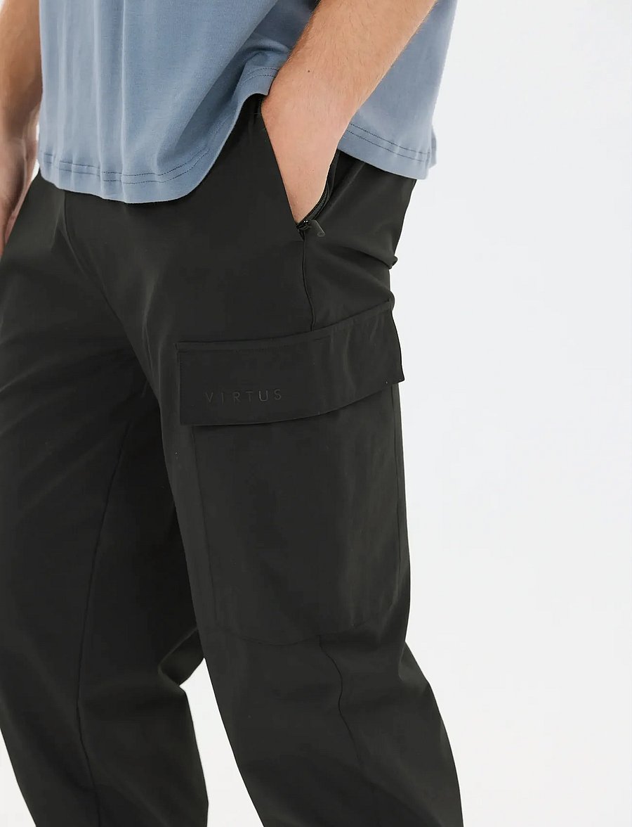 Virtus - Caro M Track Pants - pantalons décontractés - black - 0