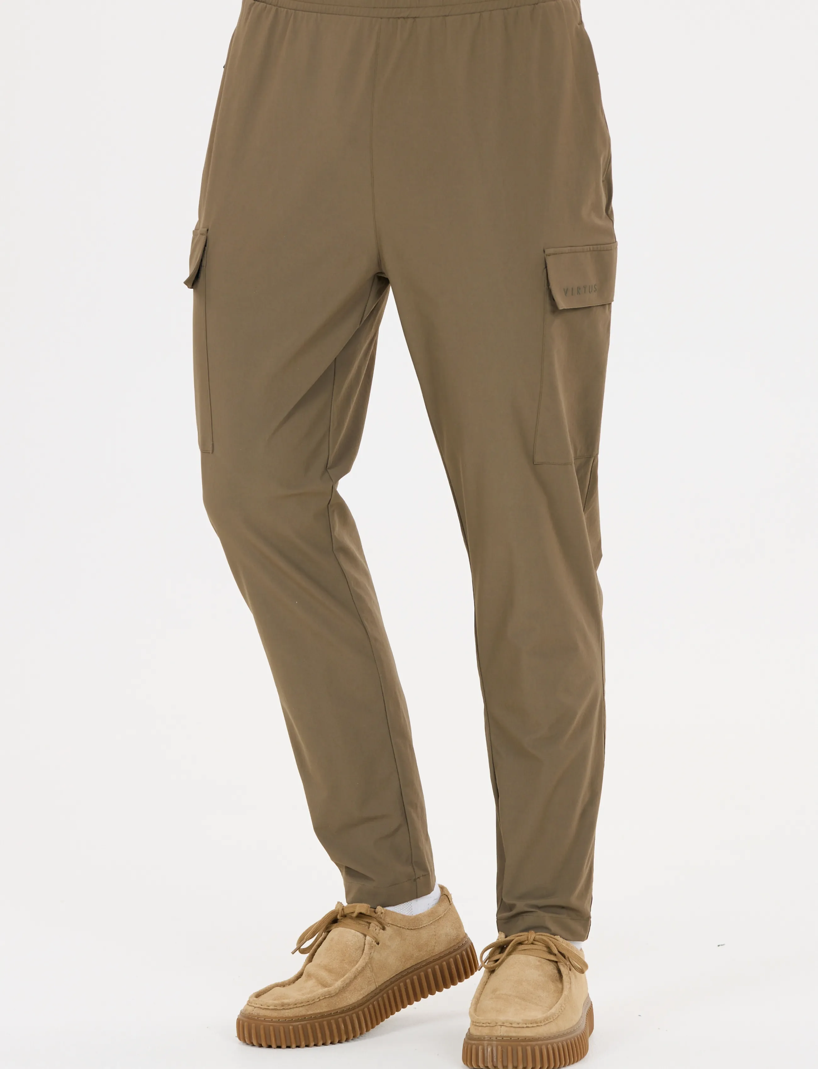 Virtus Caro M Track Pants, Mænd, Cargo Træningsbukser, Kakigrøn, Str: XXL