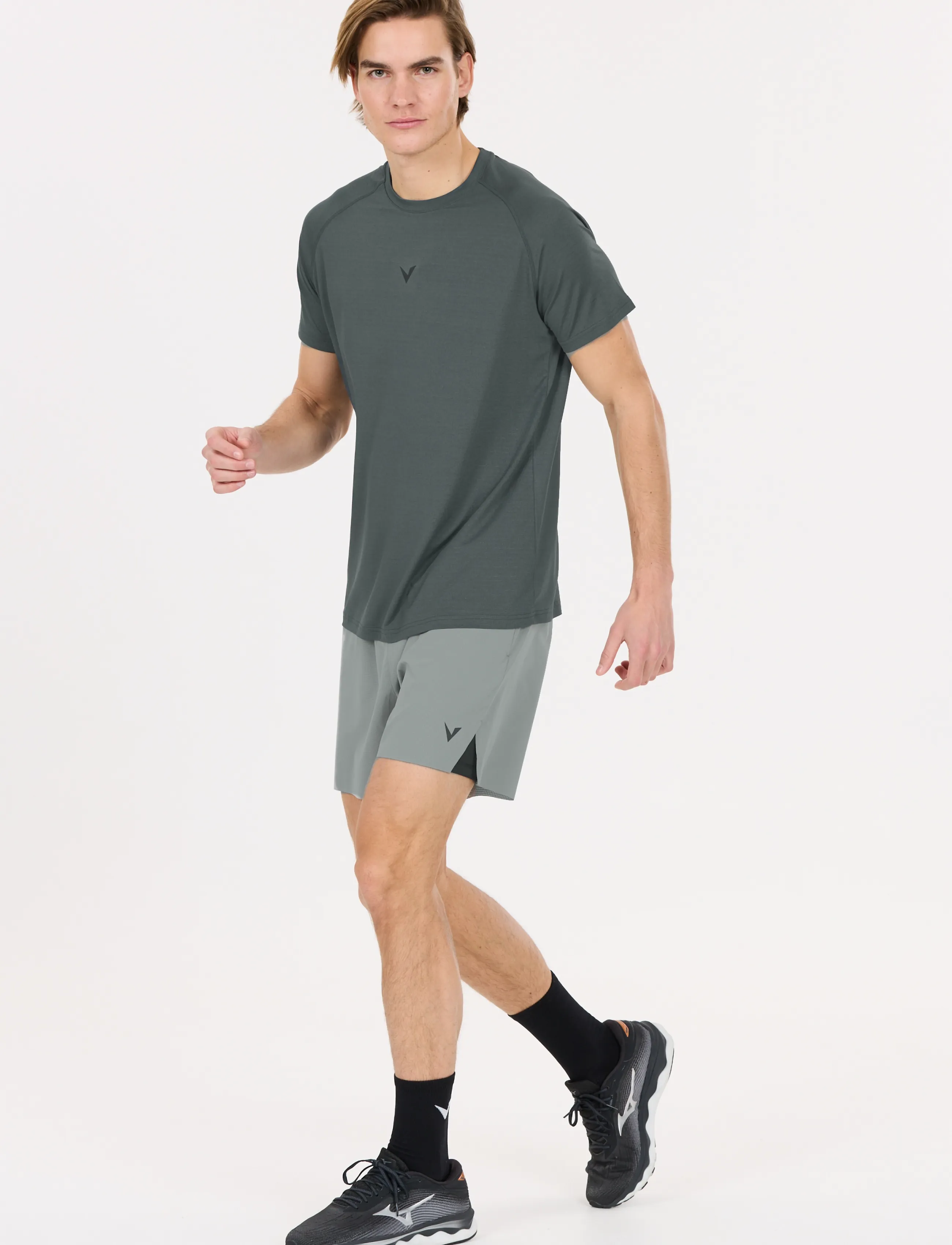 Virtus Neva M SS Tee - T-shirts - FOREST RIVER / grey