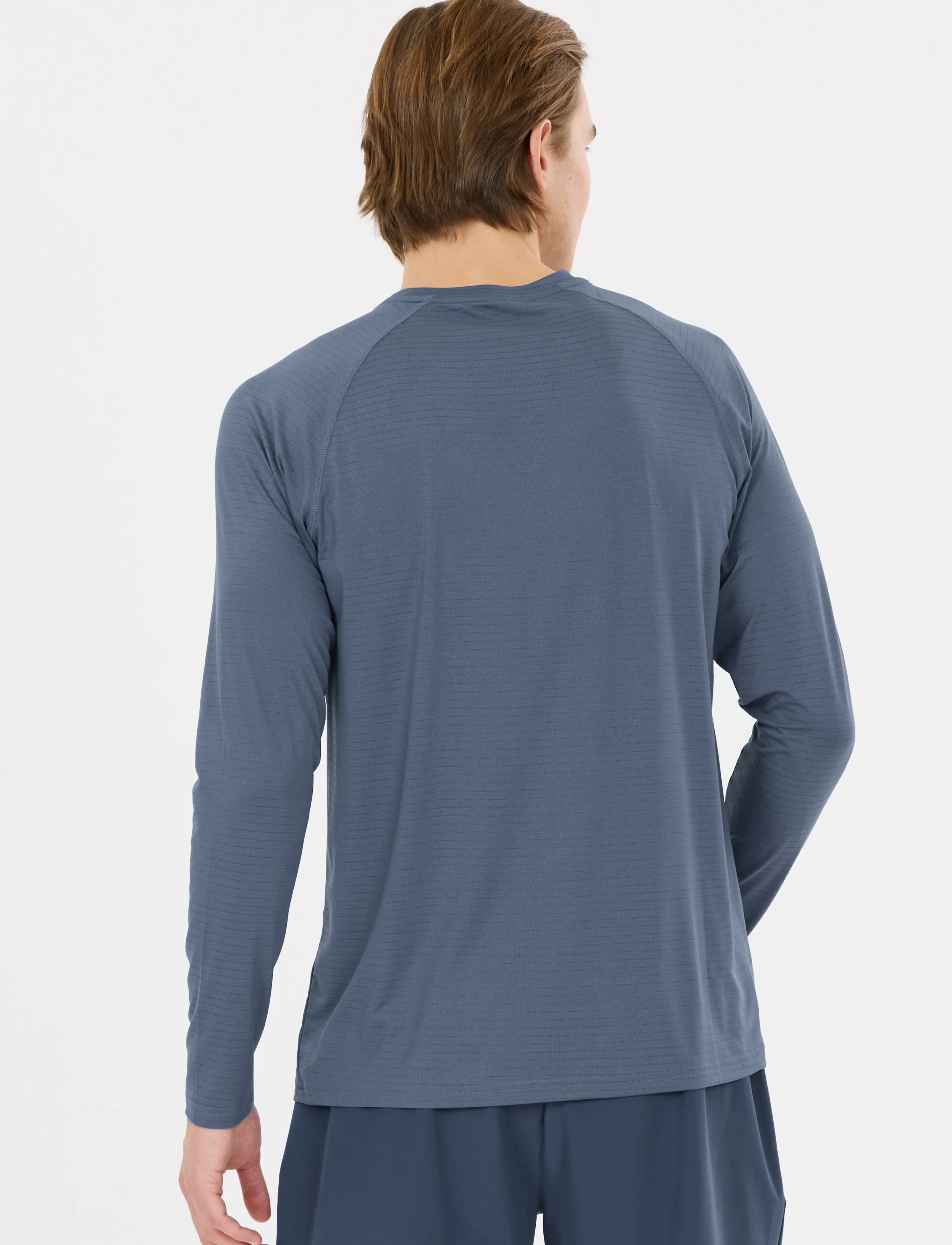 Virtus - Neva M LS Tee - longsleeved tops - sargasso sea - 3
