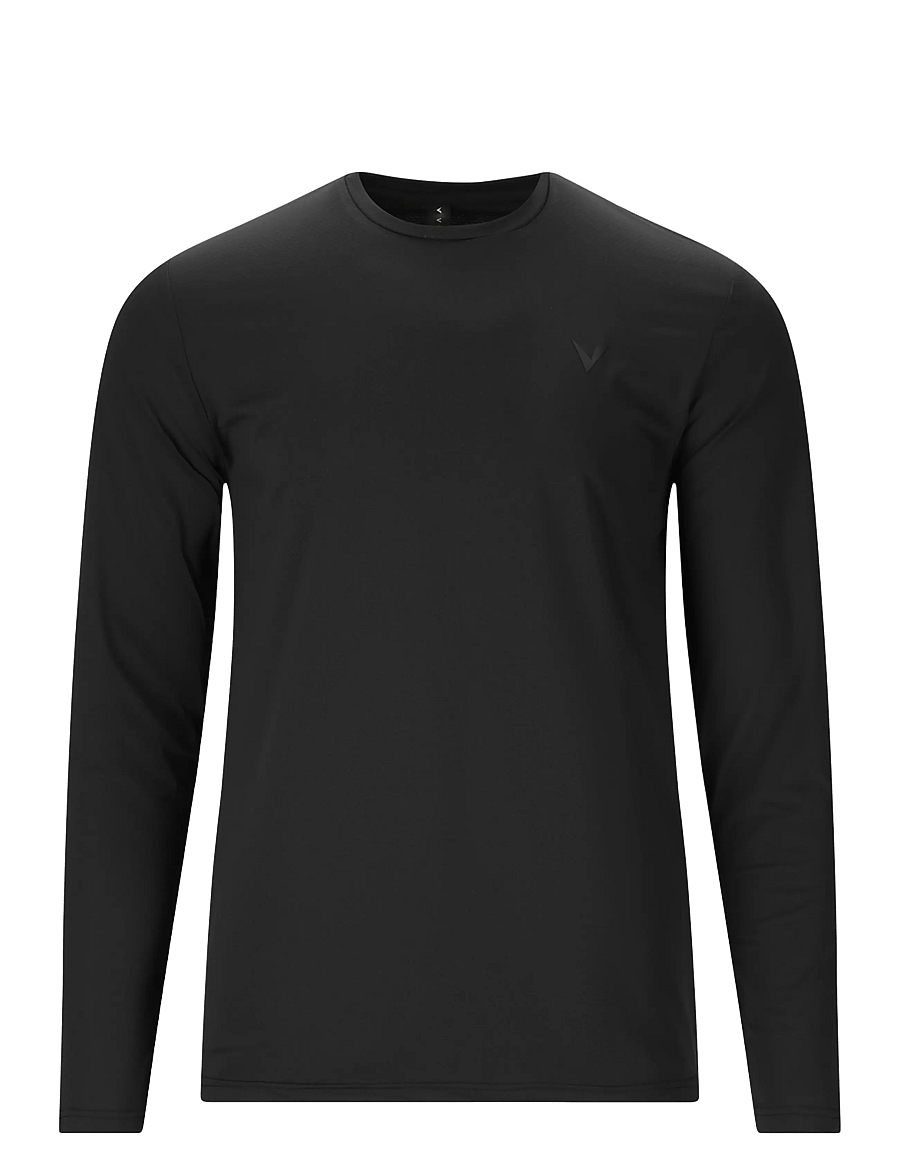 Virtus - Roger V3 M Hyperstretch LS Tee - langærmede t-shirts - black - 1