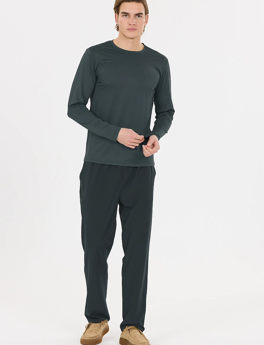 Virtus - Roger V3 M Hyperstretch LS Tee - longsleeved tops - forest river - 4