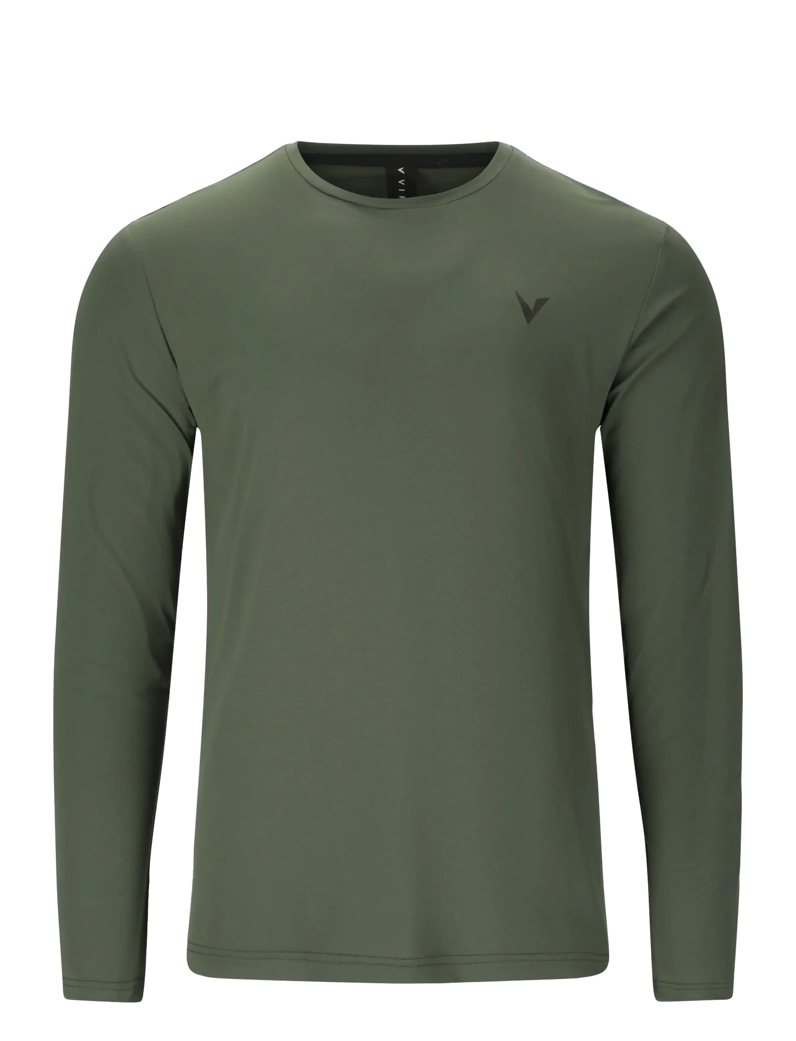 VIRTUS Roger V3 M Hyperstretch Ls Tee Khaki - XL - Herren