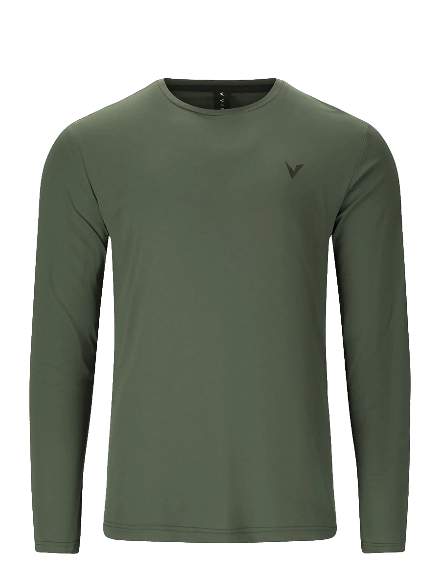 Virtus - Roger V3 M Hyperstretch LS Tee - langarmshirts - pine - 1