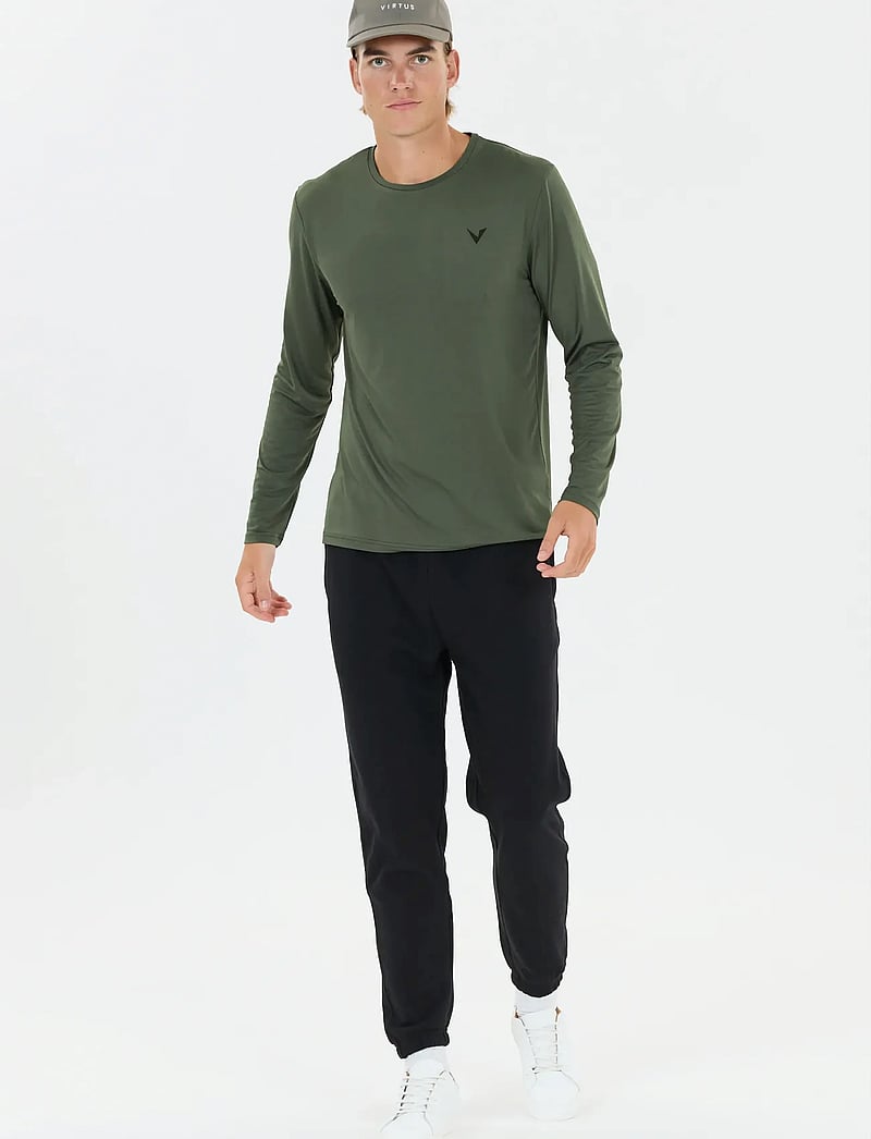 Virtus - Roger V3 M Hyperstretch LS Tee - bluzki z długim rękawem - pine - 3