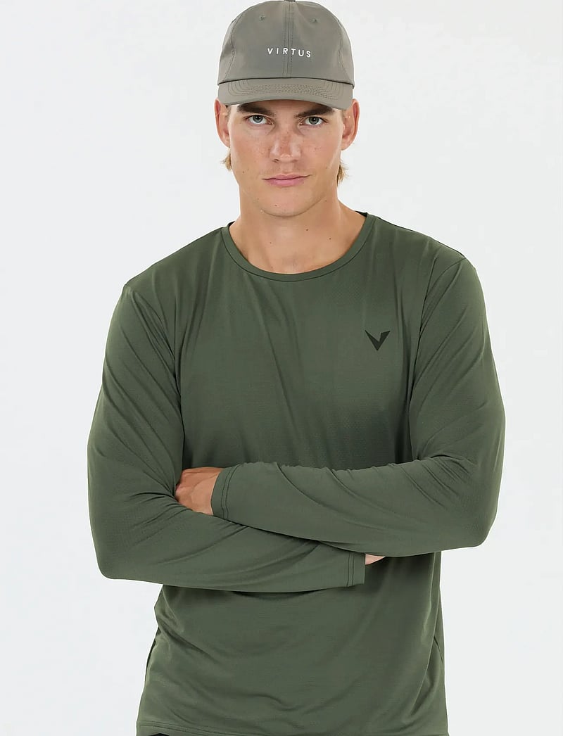 Virtus - Roger V3 M Hyperstretch LS Tee - bluzki z długim rękawem - pine - 5