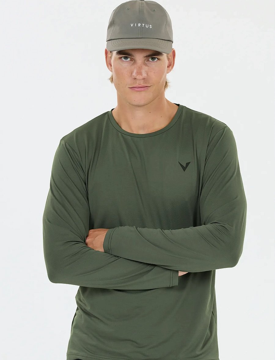 Virtus - Roger V3 M Hyperstretch LS Tee - langarmshirts - pine - 5